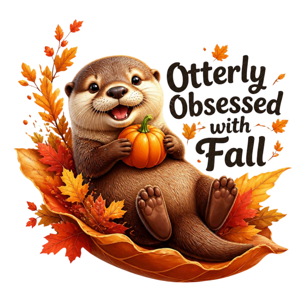 Otterly Obsessed With Fall DTF Transfer