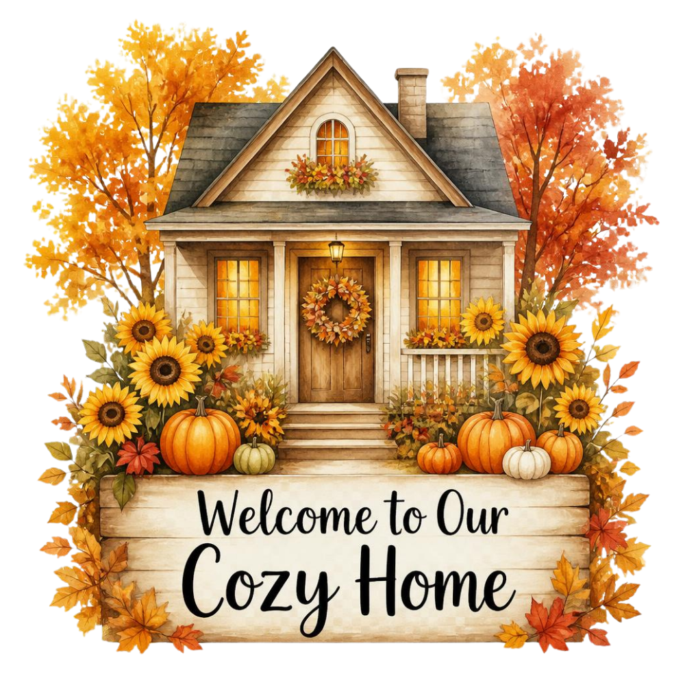 Welcome To Our Cozy Home DTF Transfer
