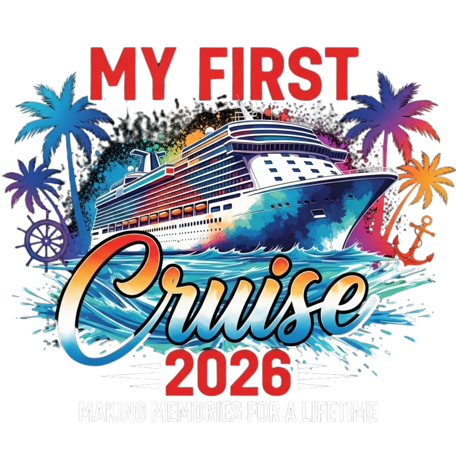 First Cruise Memories DTF Transfer