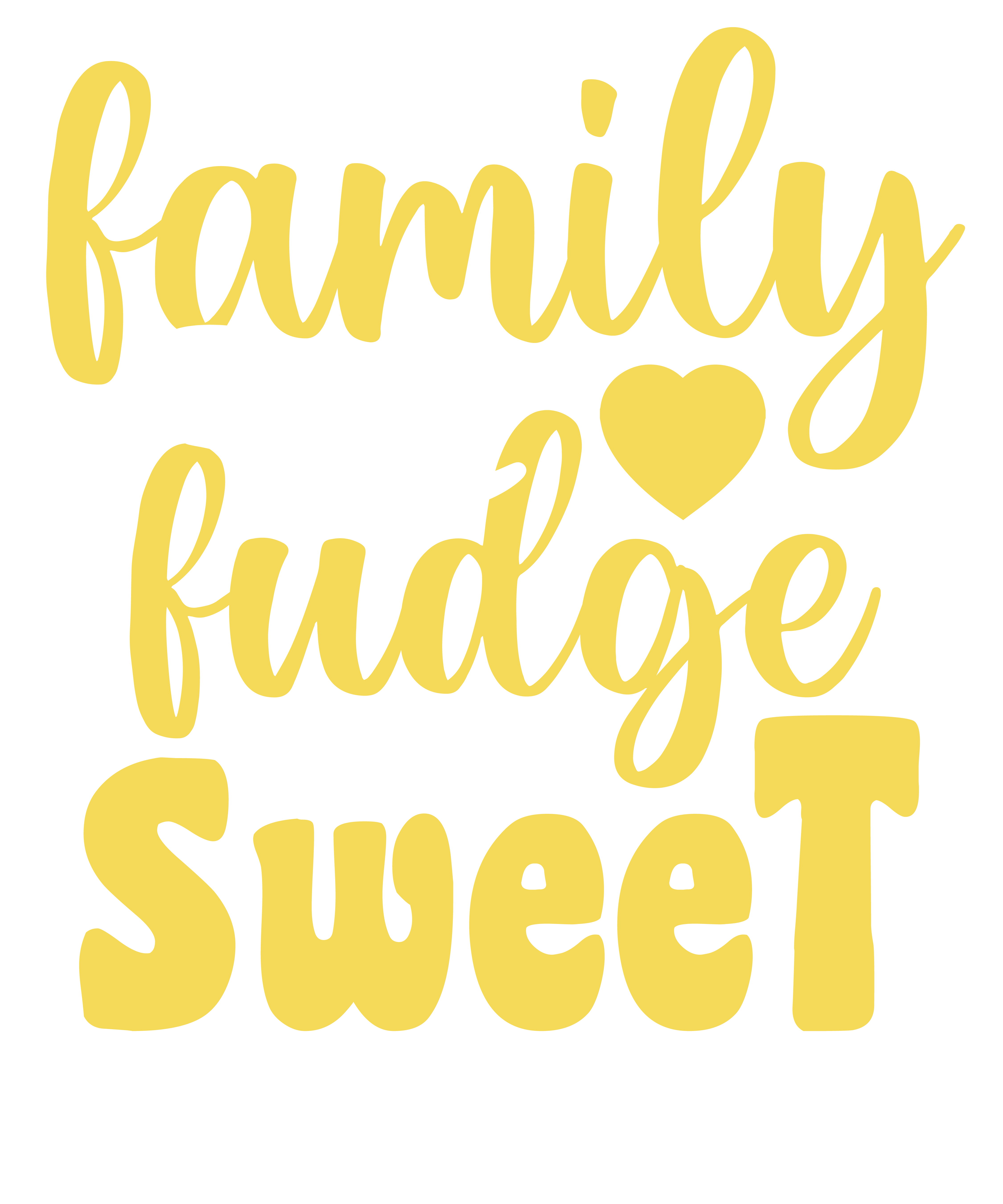 Sweet Family Fudge Memories DTF Transfer