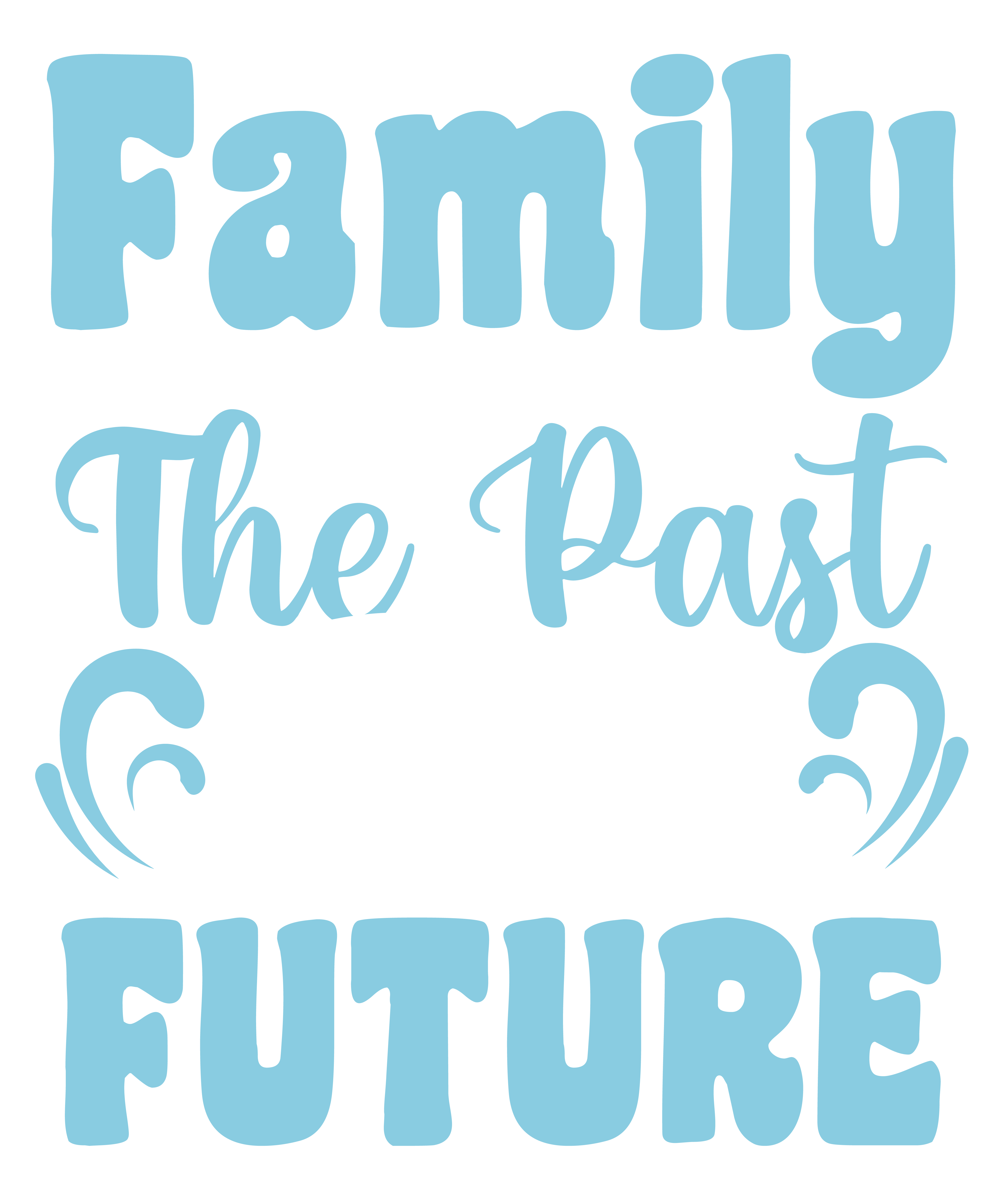 Family Past Present And Future DTF Transfer