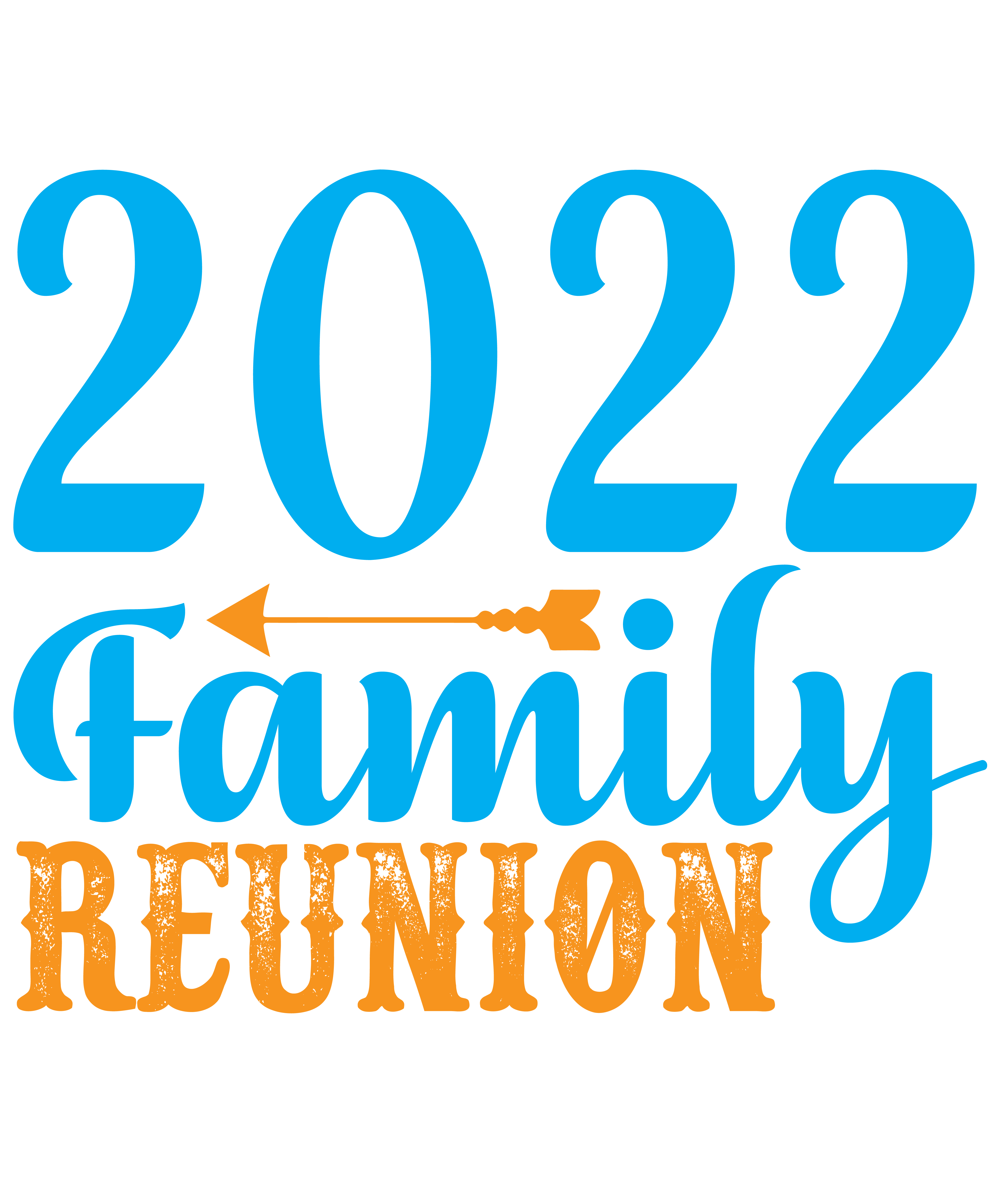 Classic Family Reunion Celebration DTF Transfer