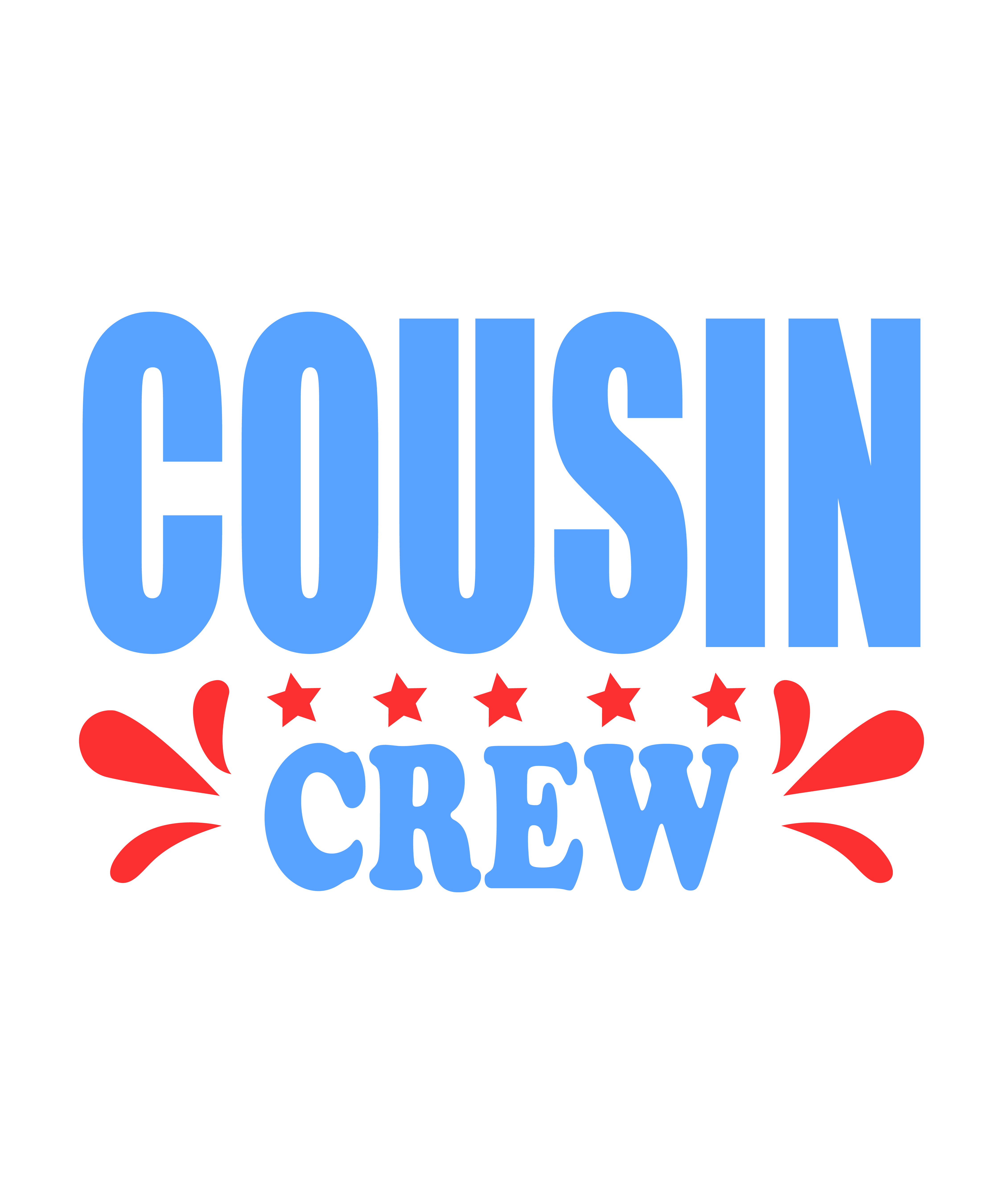 Cousin Crew Family DTF Transfer