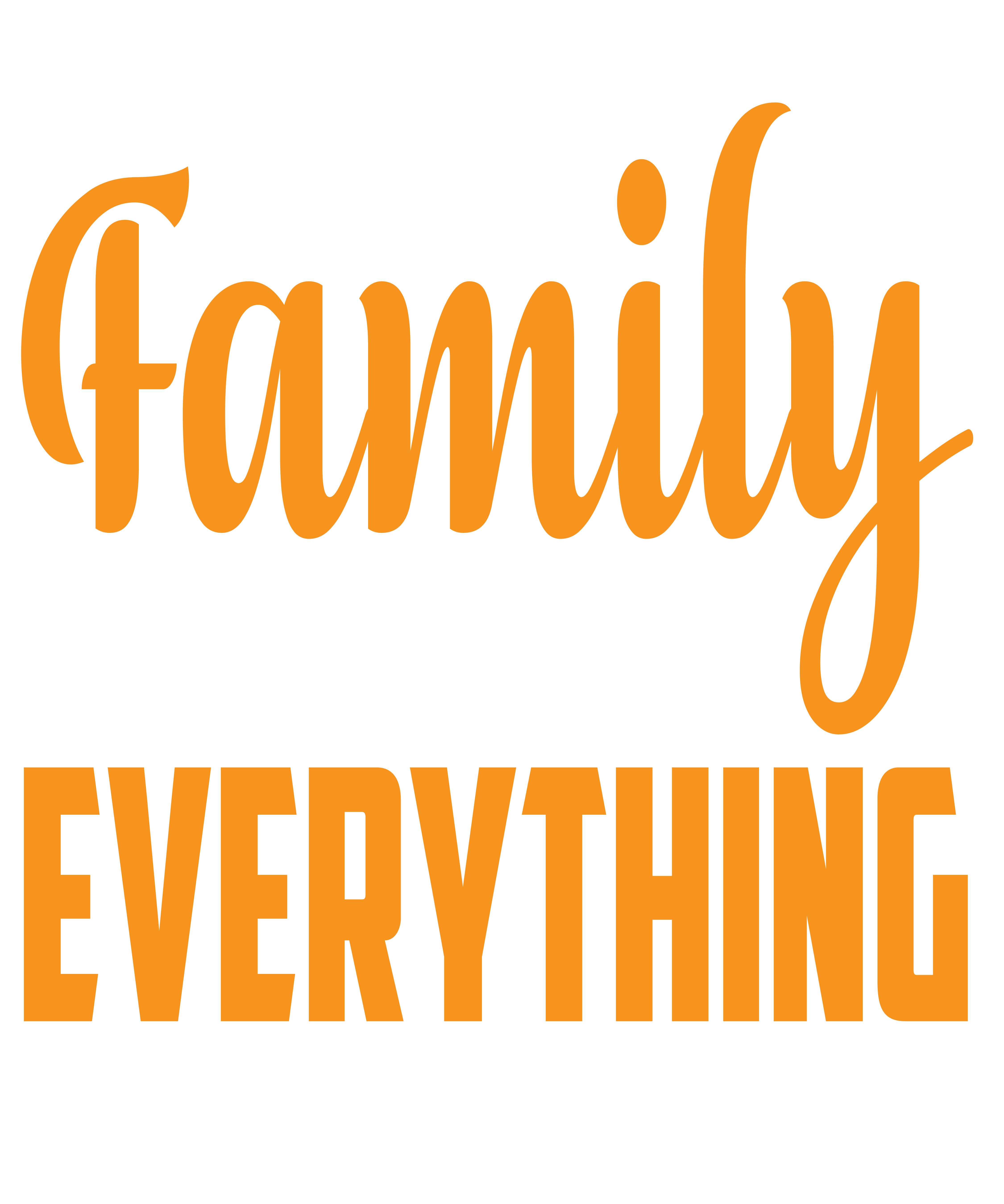 Family Is Everything DTF Transfer