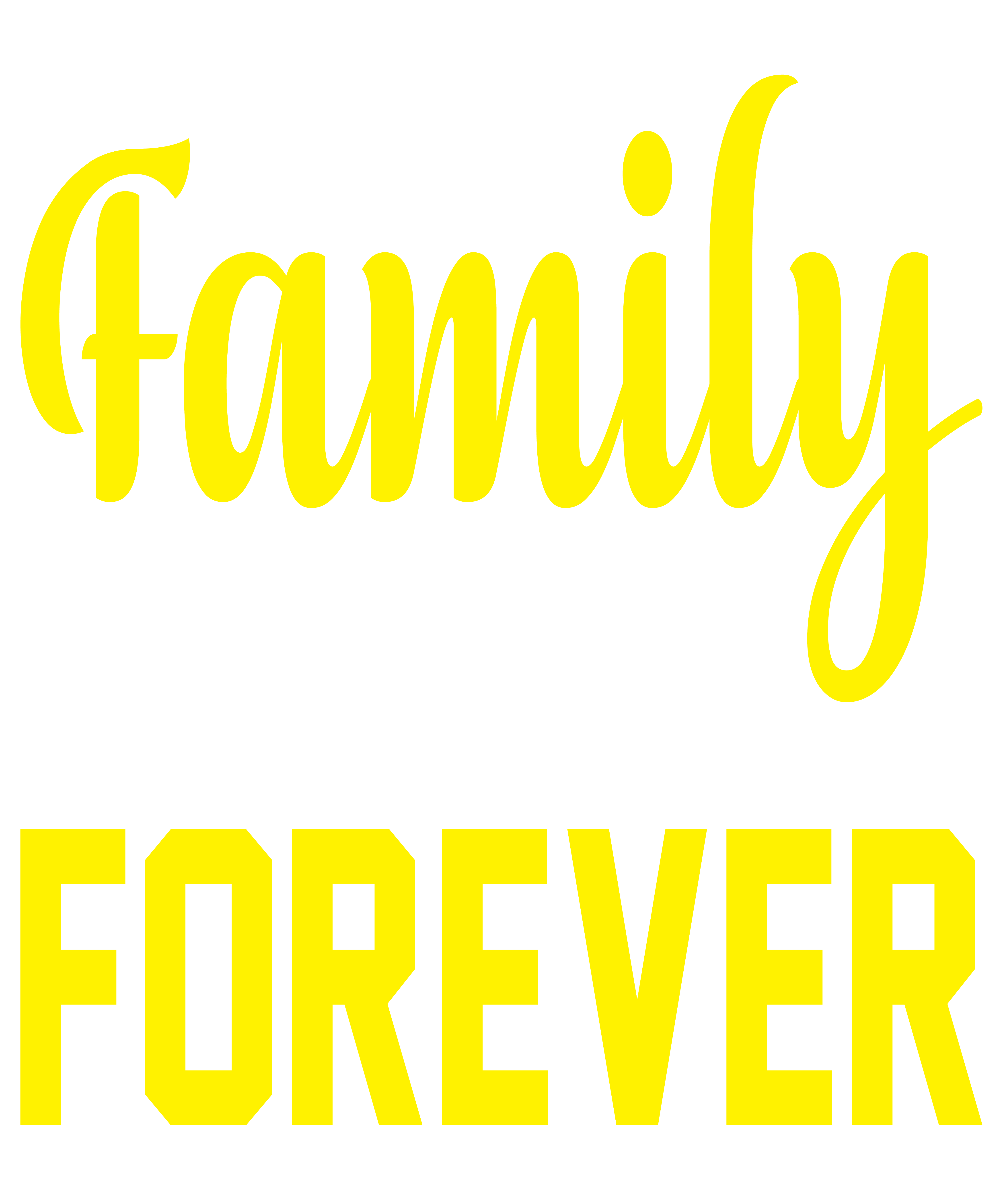 Family Forever Together DTF Transfer