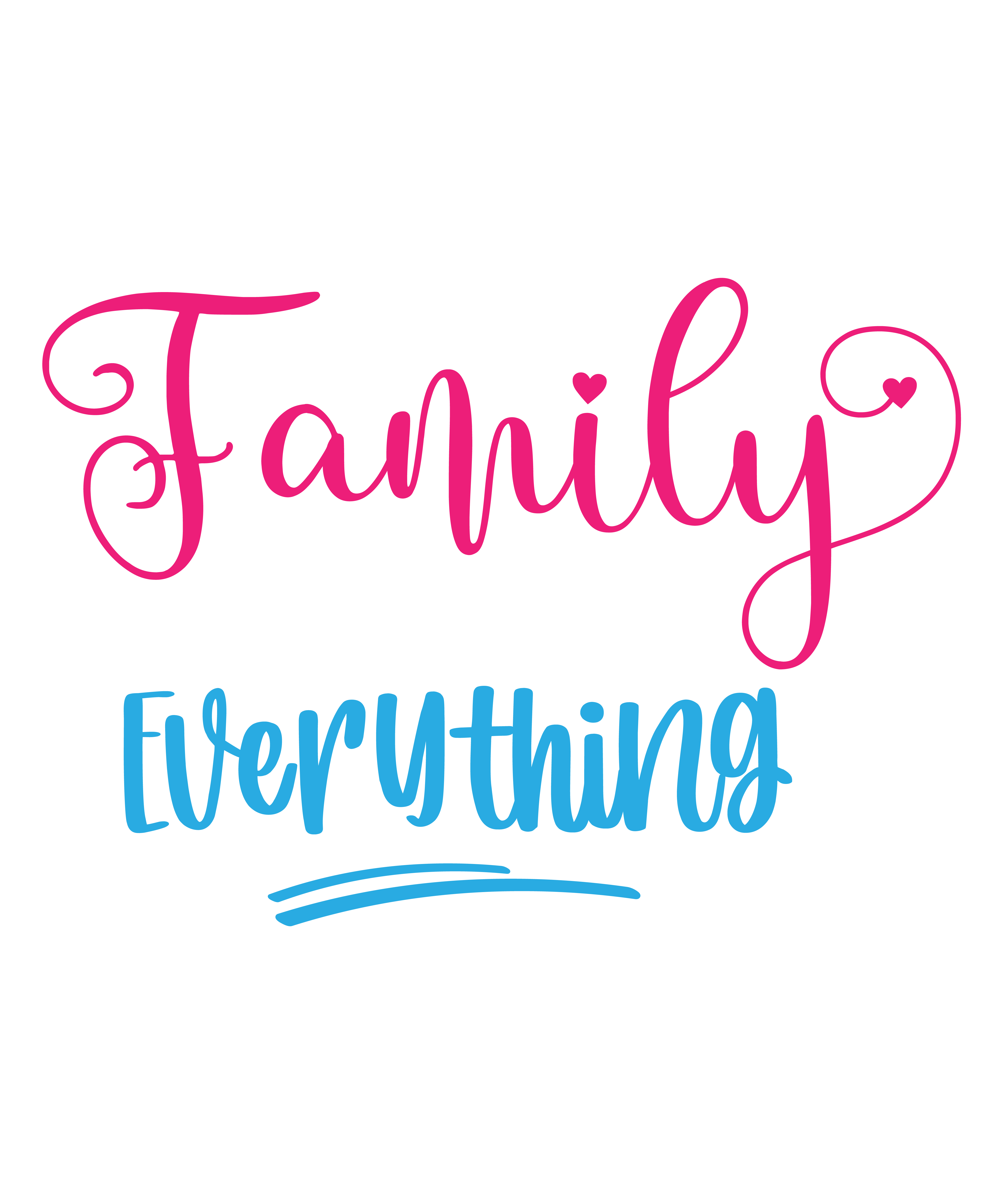 Family Over Everything DTF Transfer