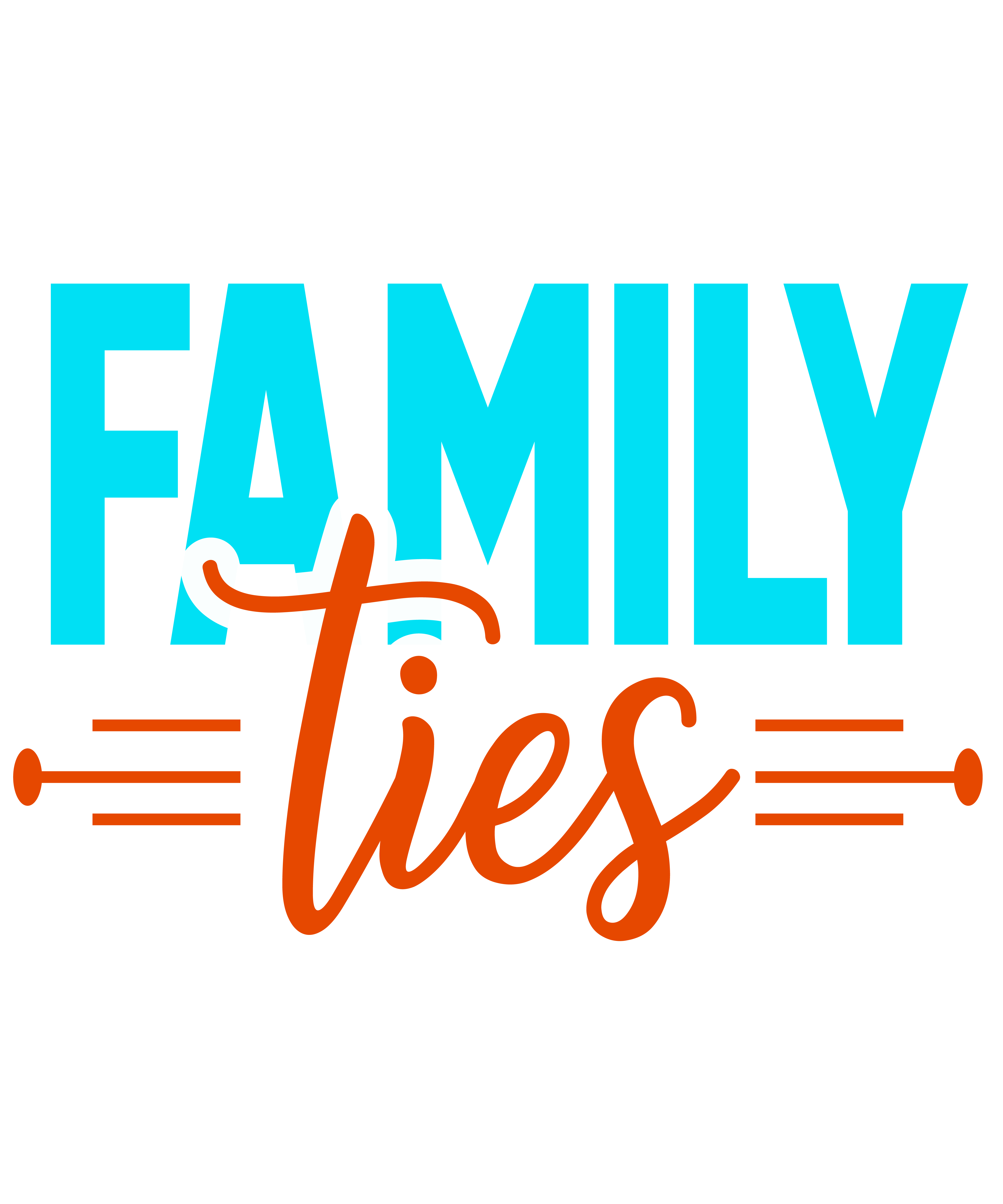 Family Ties DTF Transfer