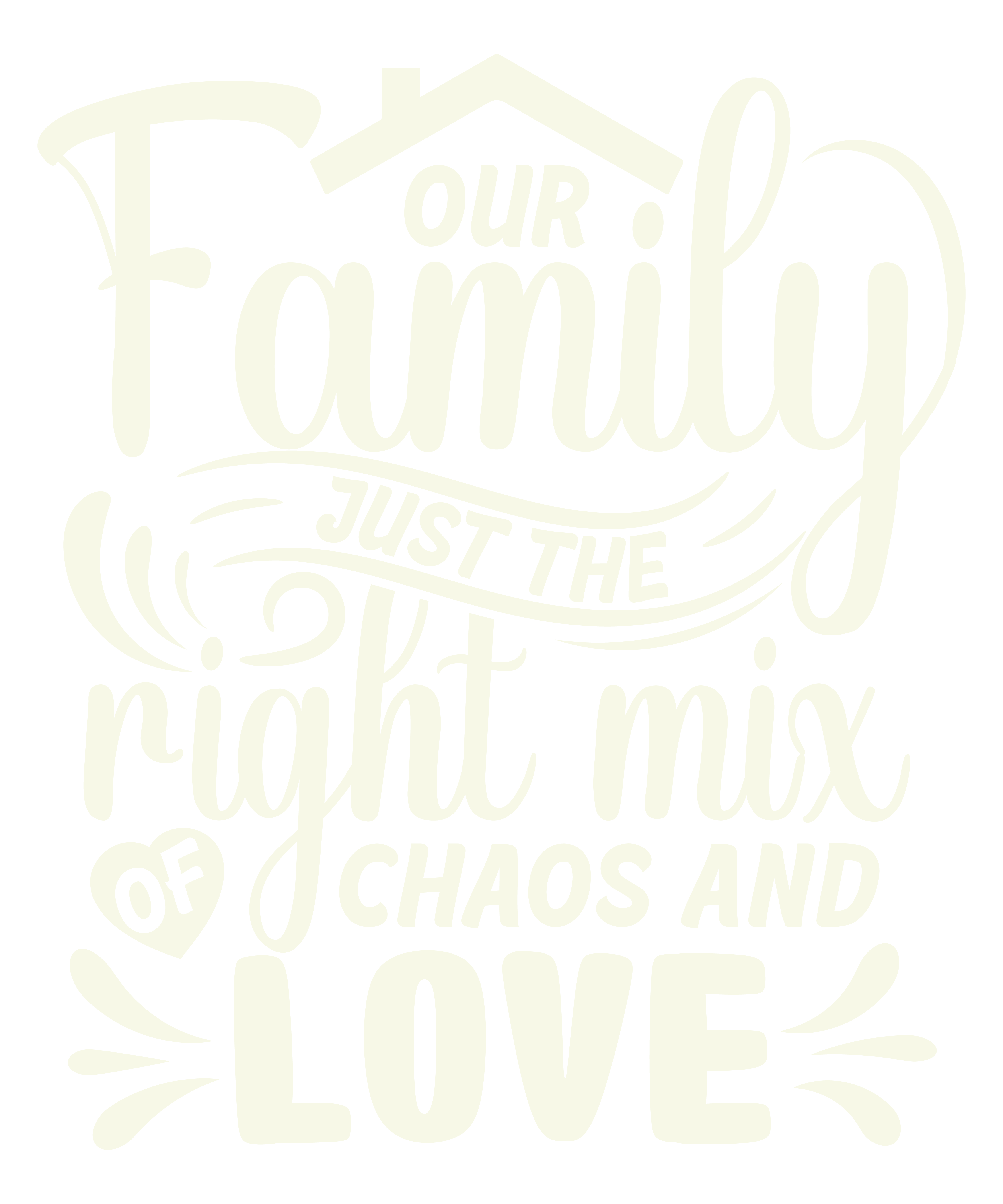 Our Family Just The Night Mix Of Love DTF Transfer