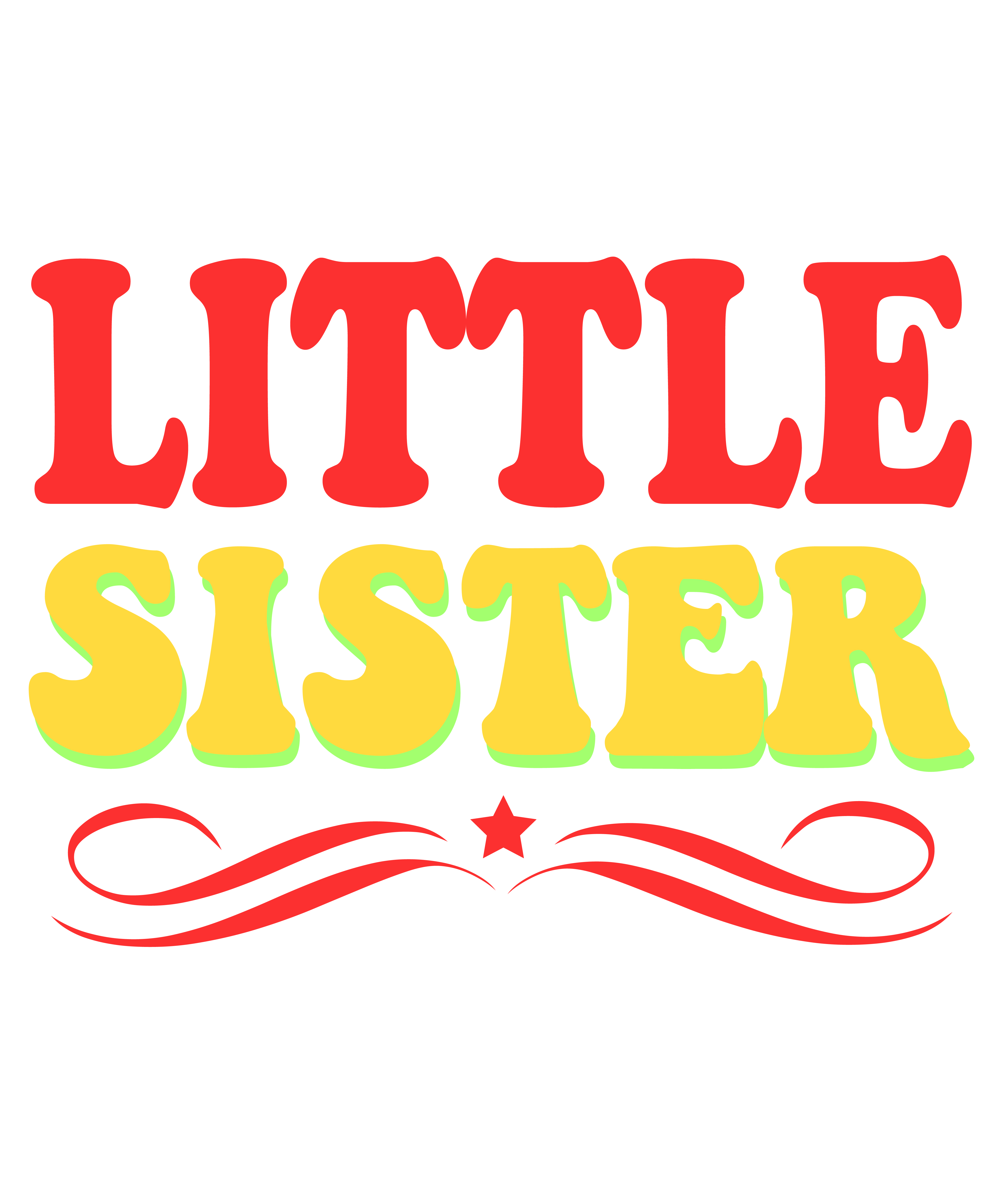 Little Sister DTF Transfer