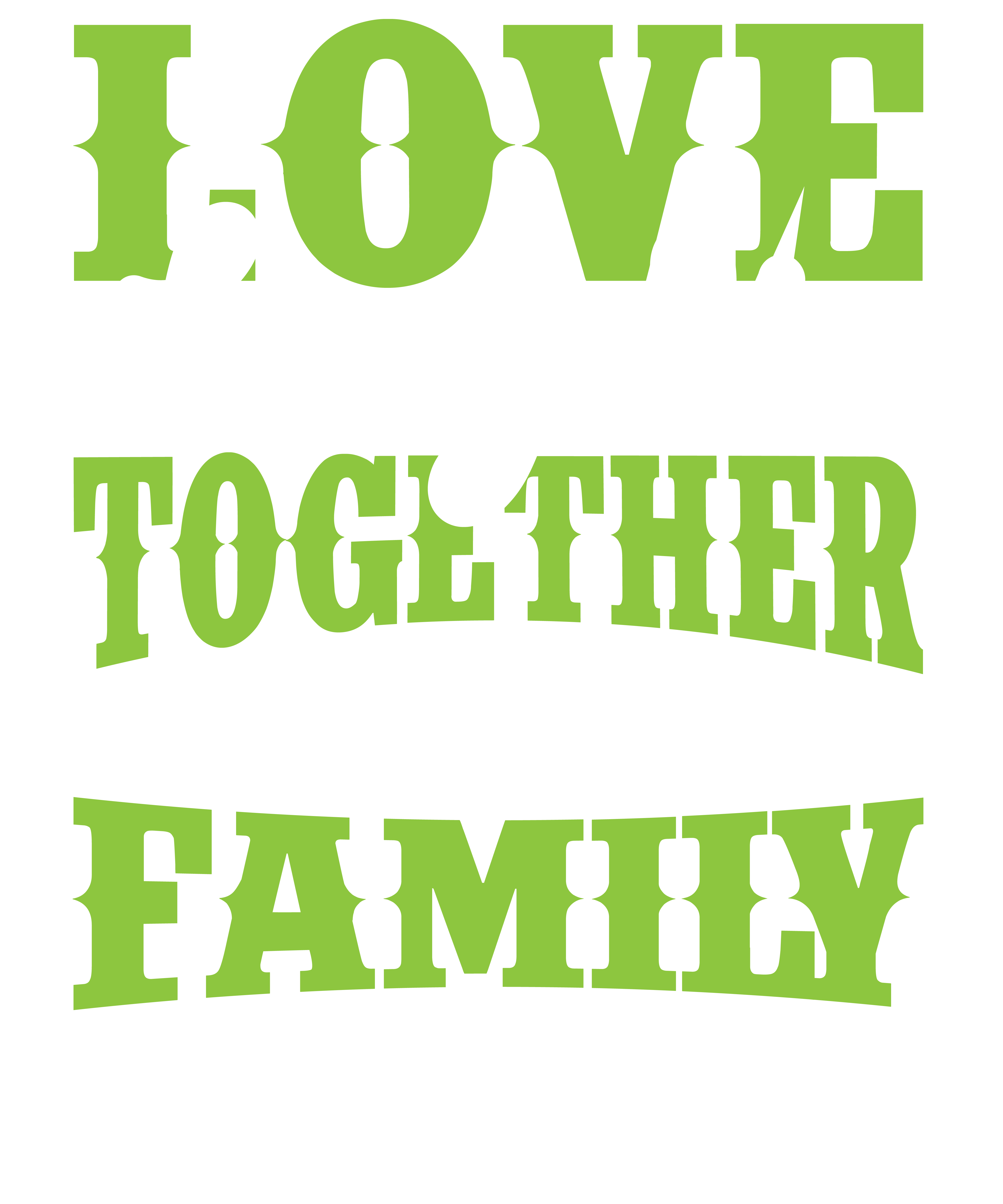 Love Lerings Us Together DTF Transfer