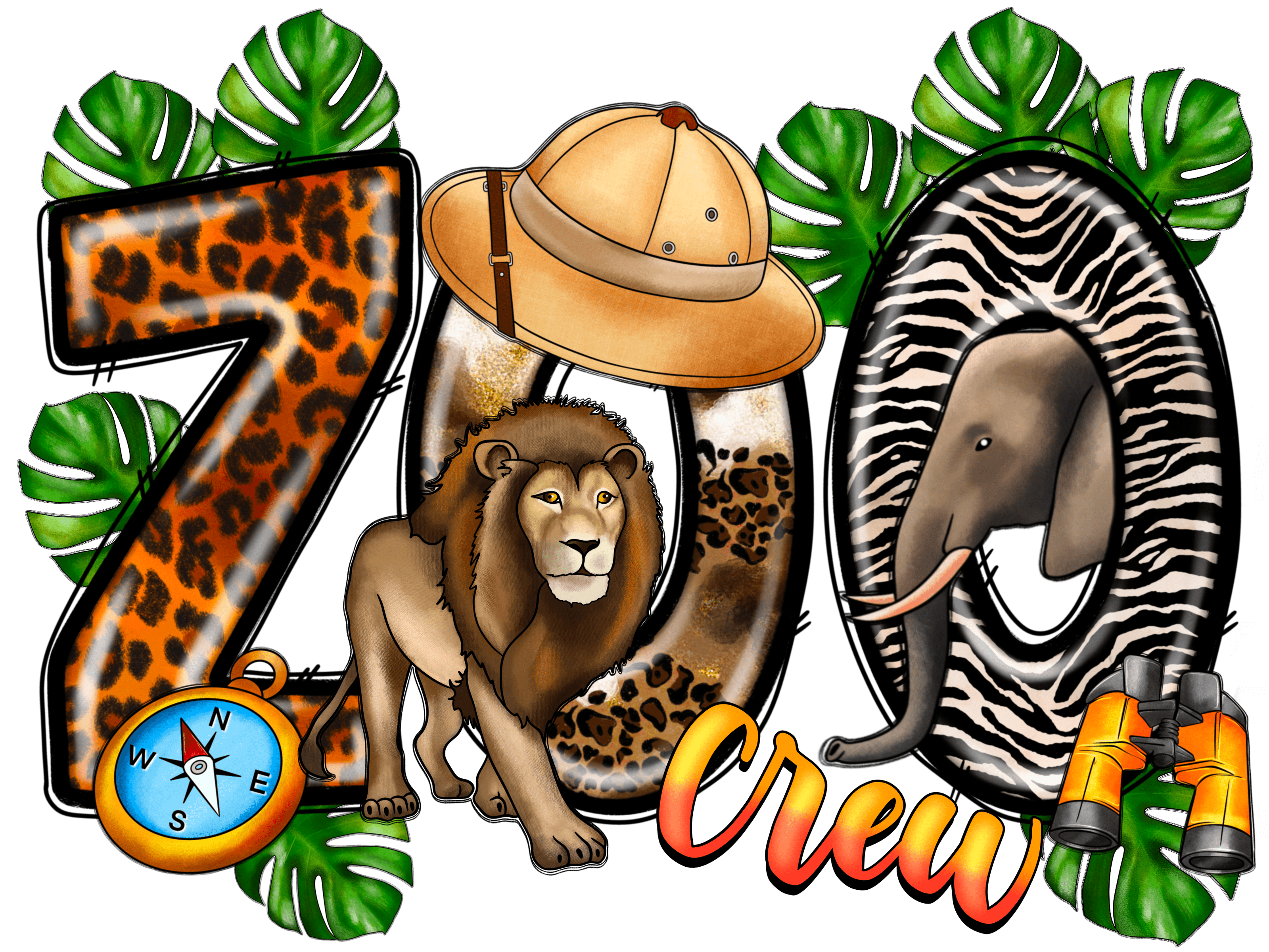 Safari Adventure Family Vacation DTF Transfer