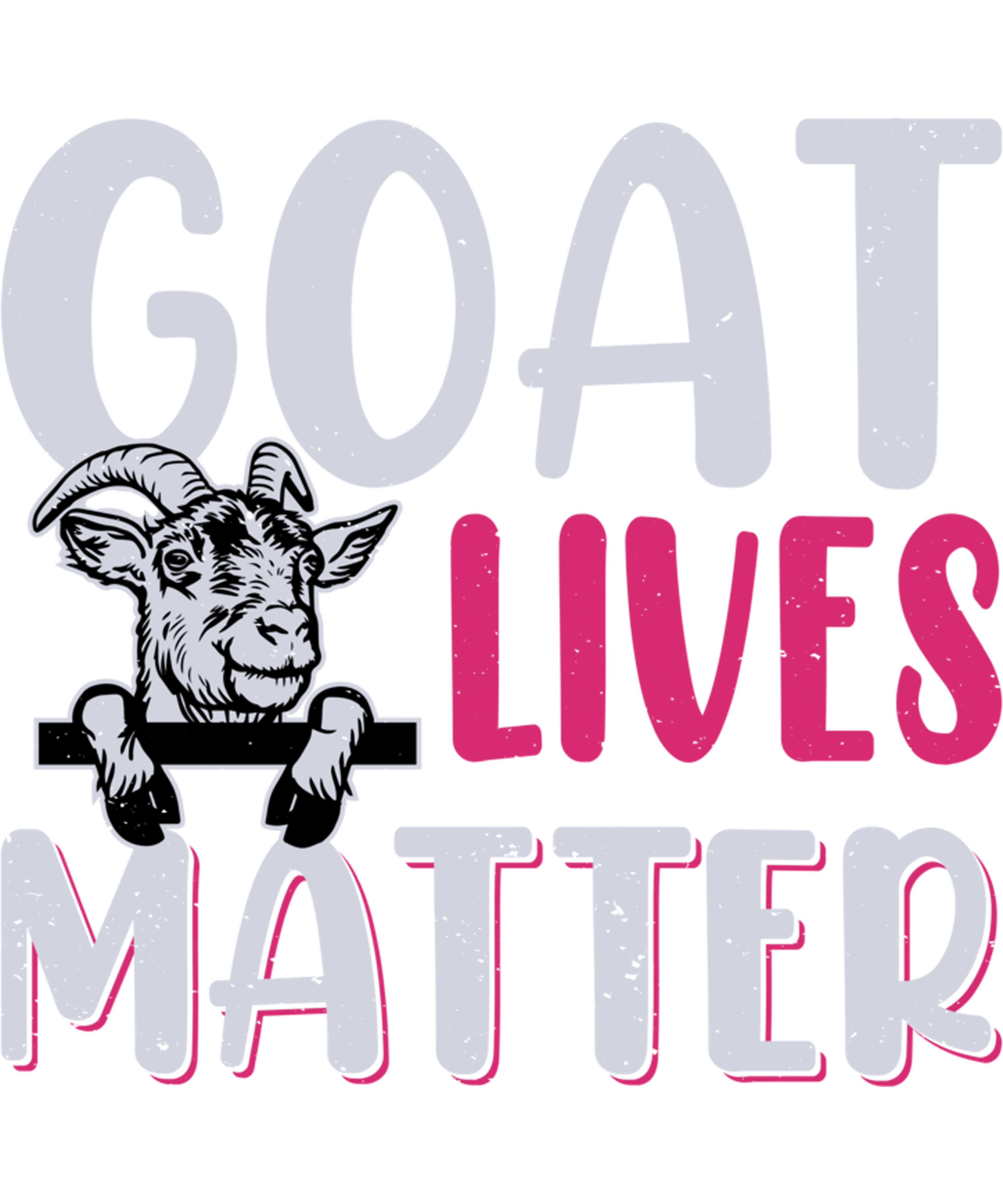 Goat Lives Matter DTF Transfer