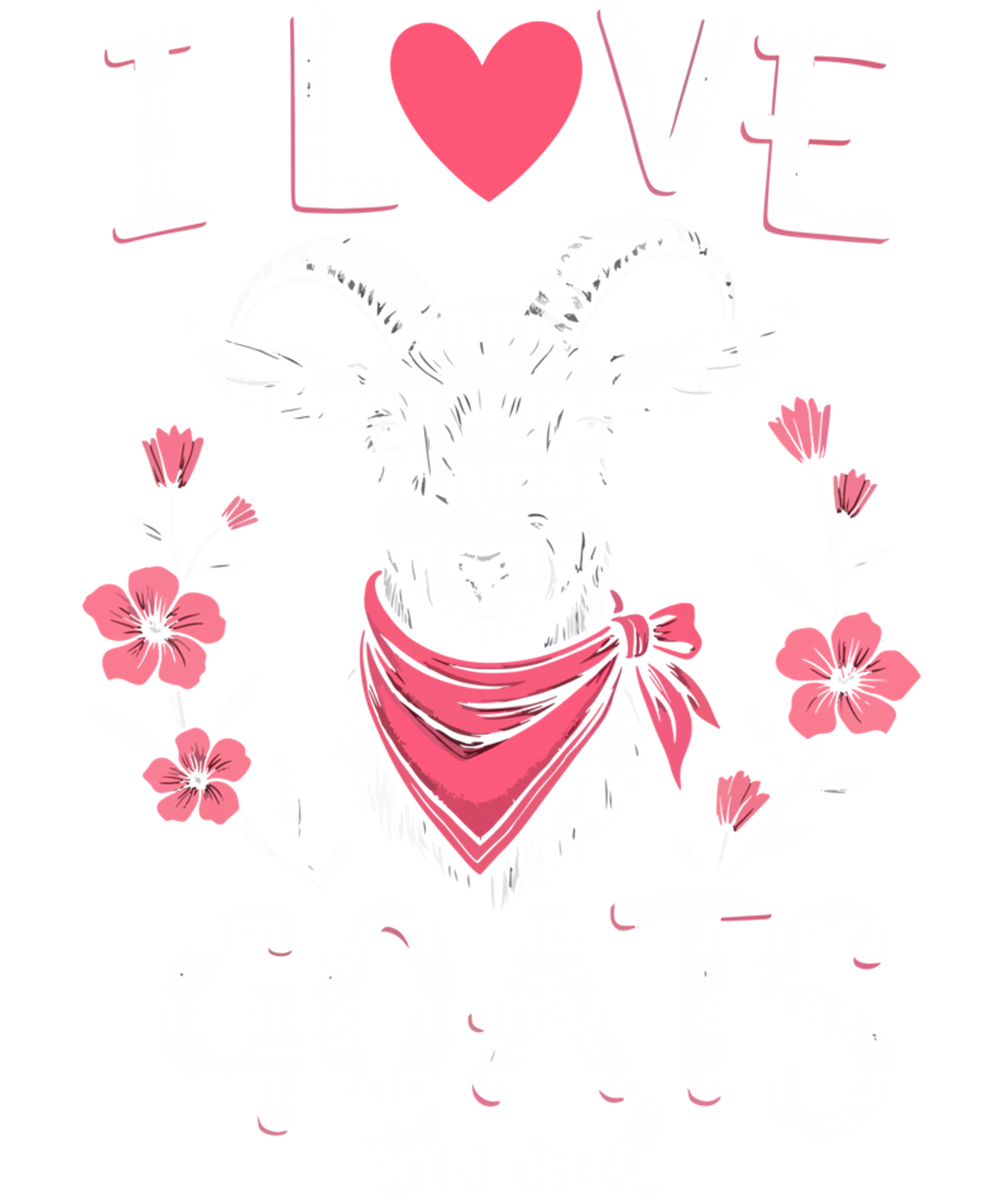 Love Goats DTF Transfer