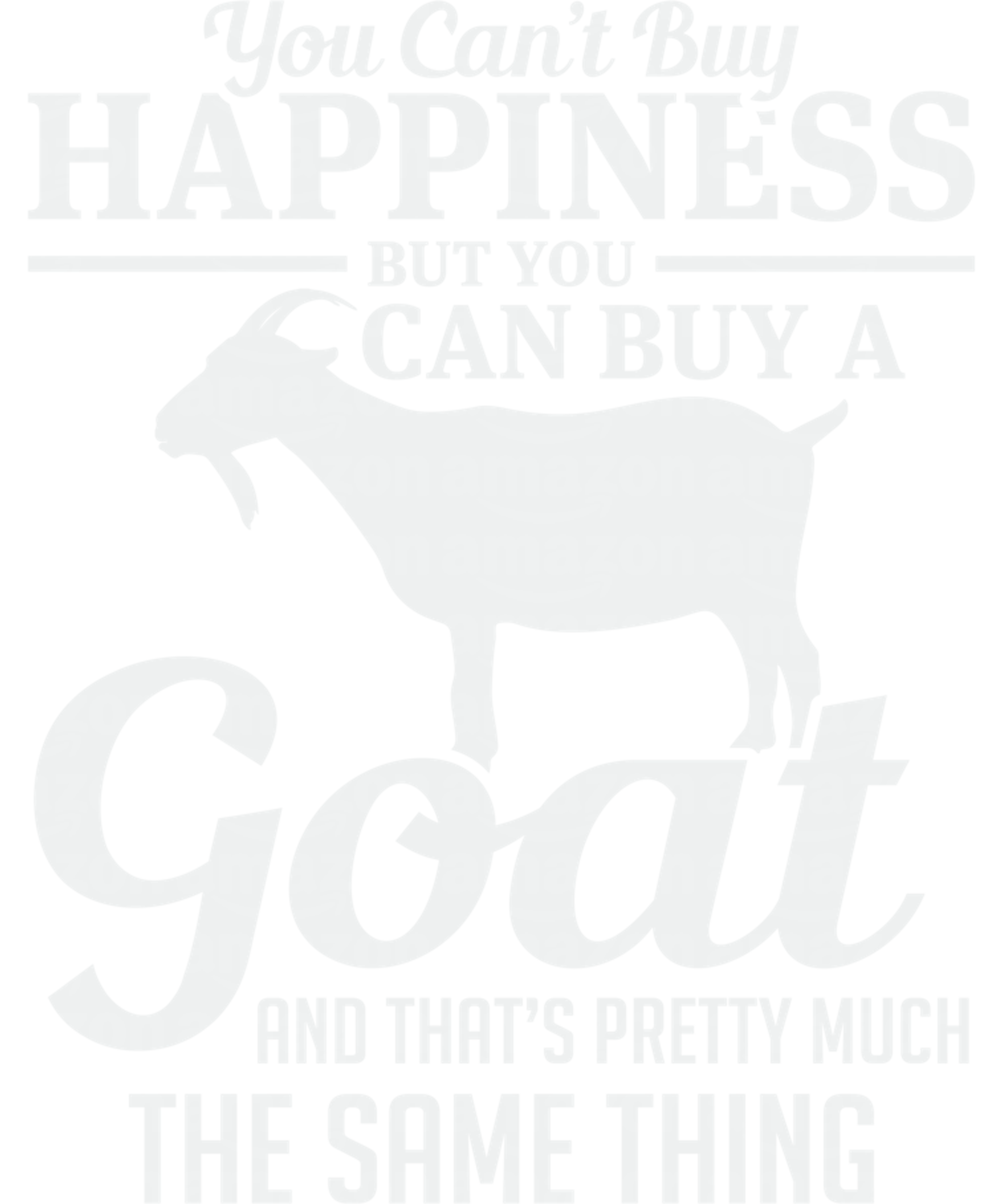 Goat Happiness DTF Transfer