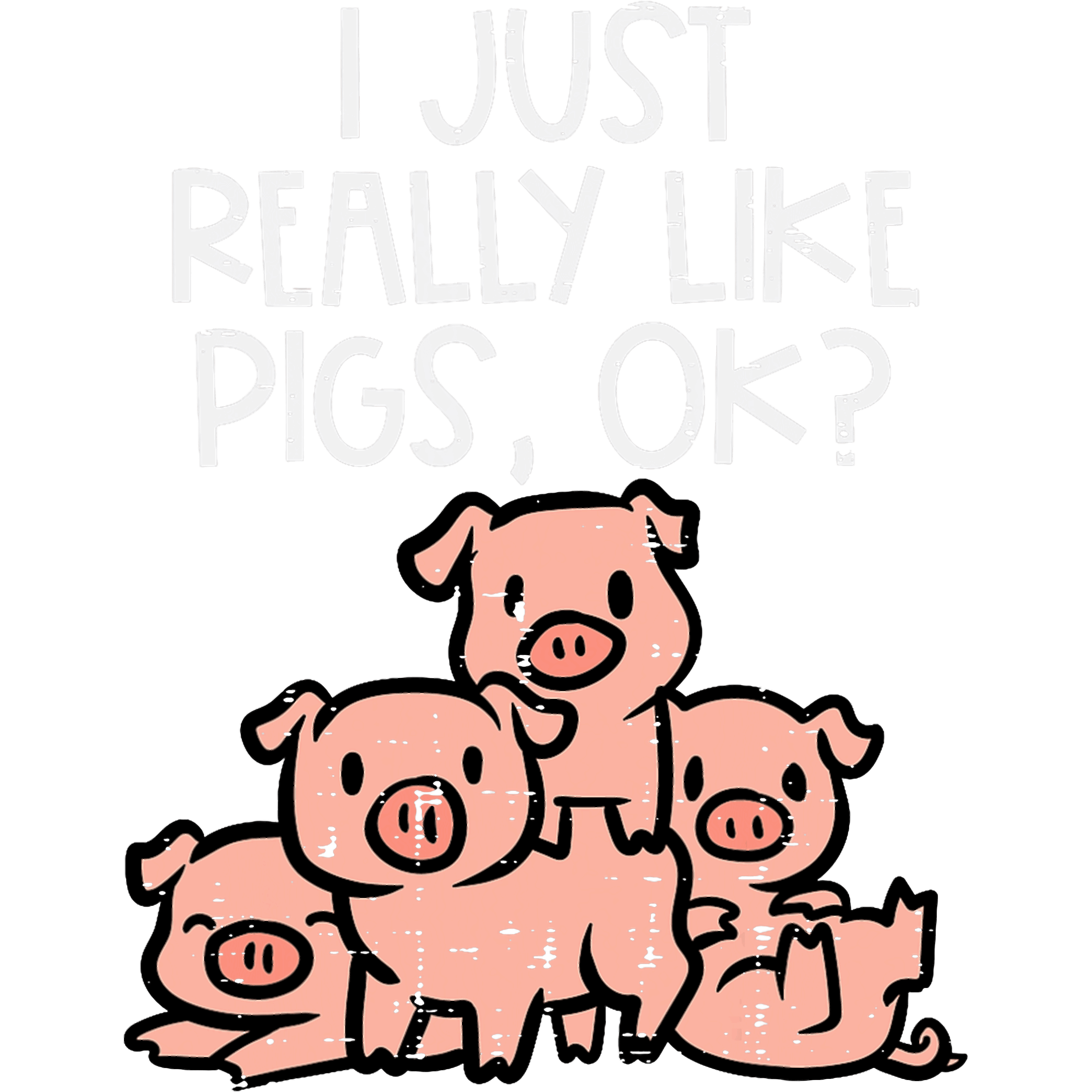 Funny Pig Lover DTF Transfer