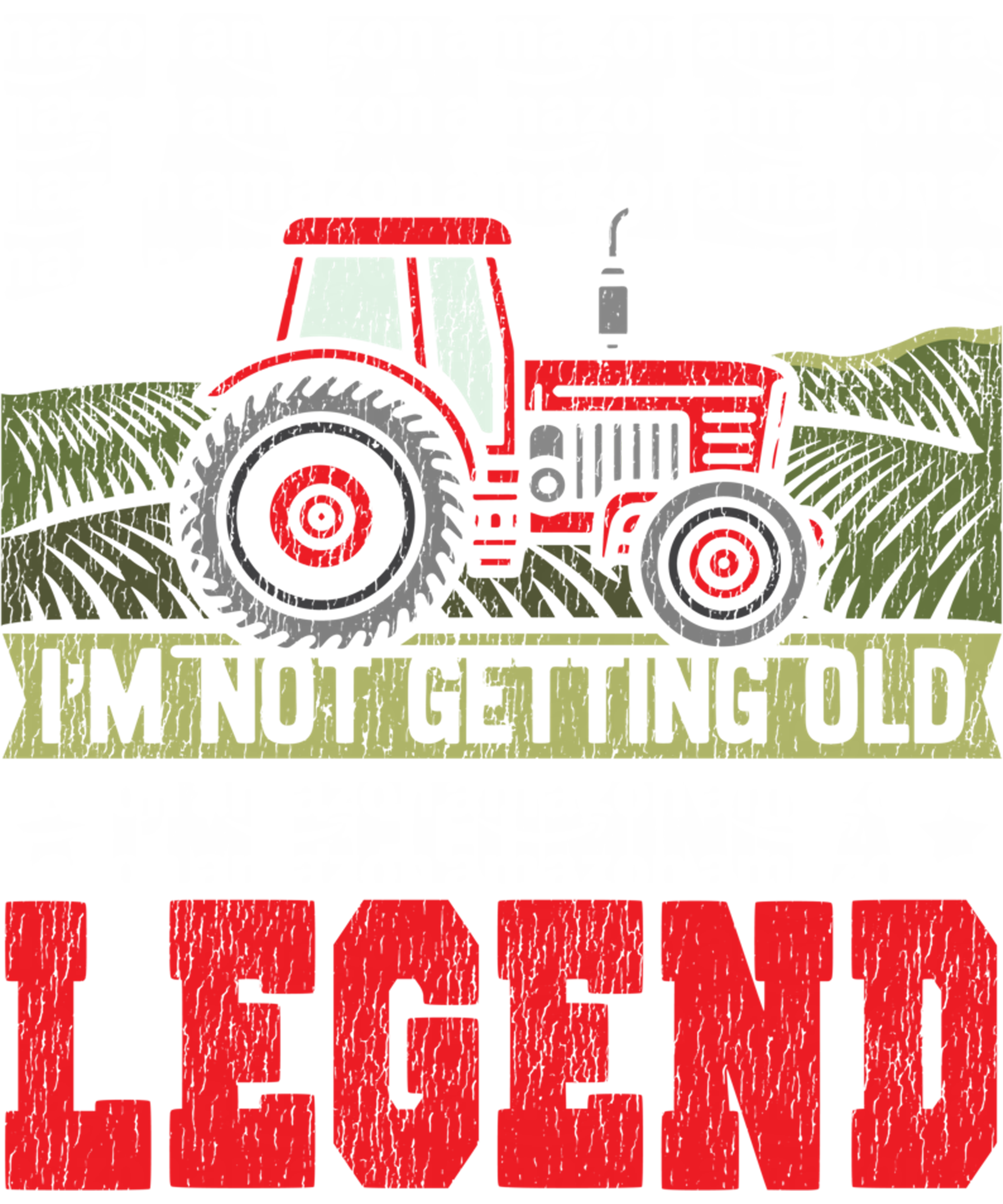 Farmer Becoming A Legend DTF Transfer