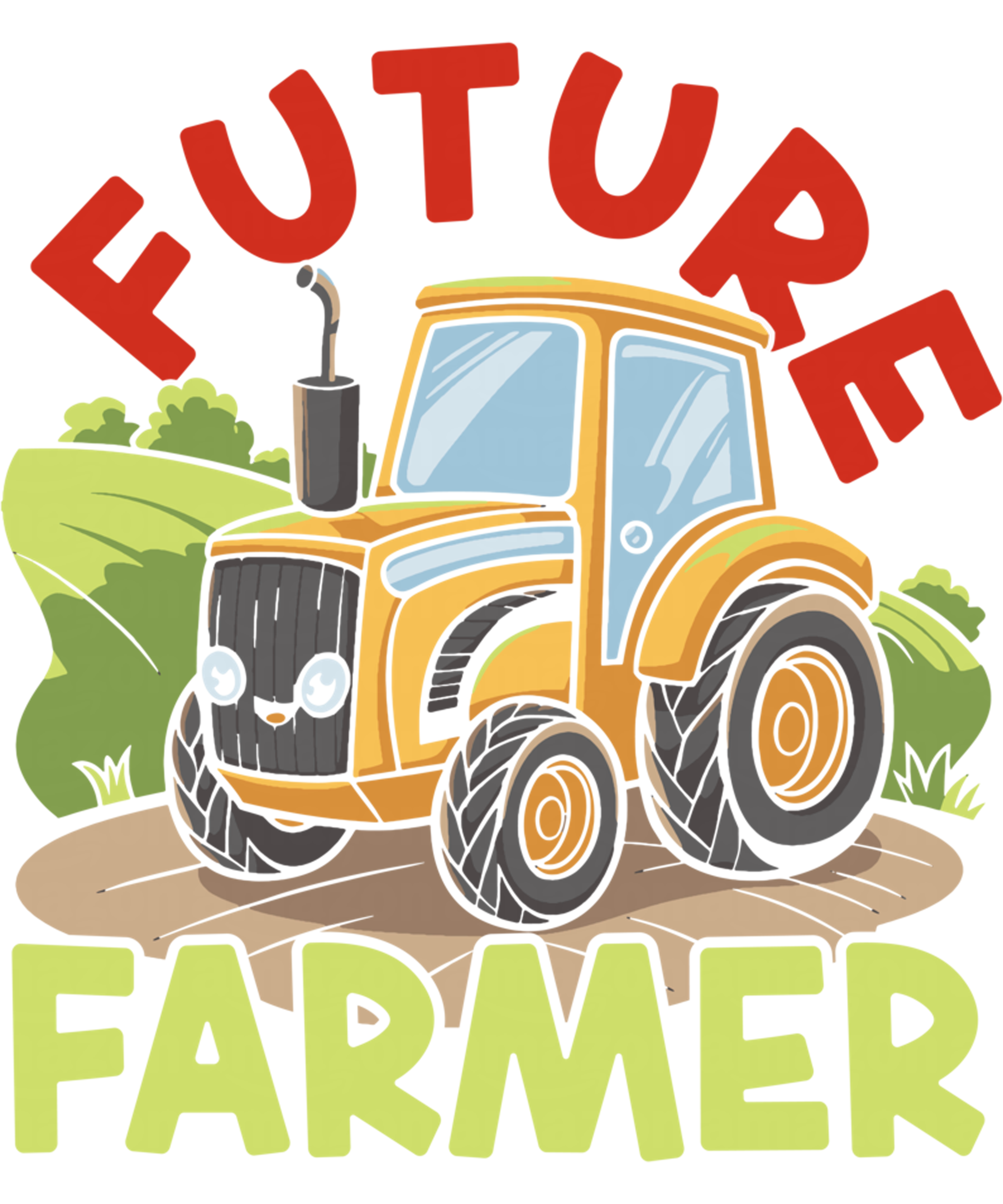 Future Farmer Tractor Life DTF Transfer