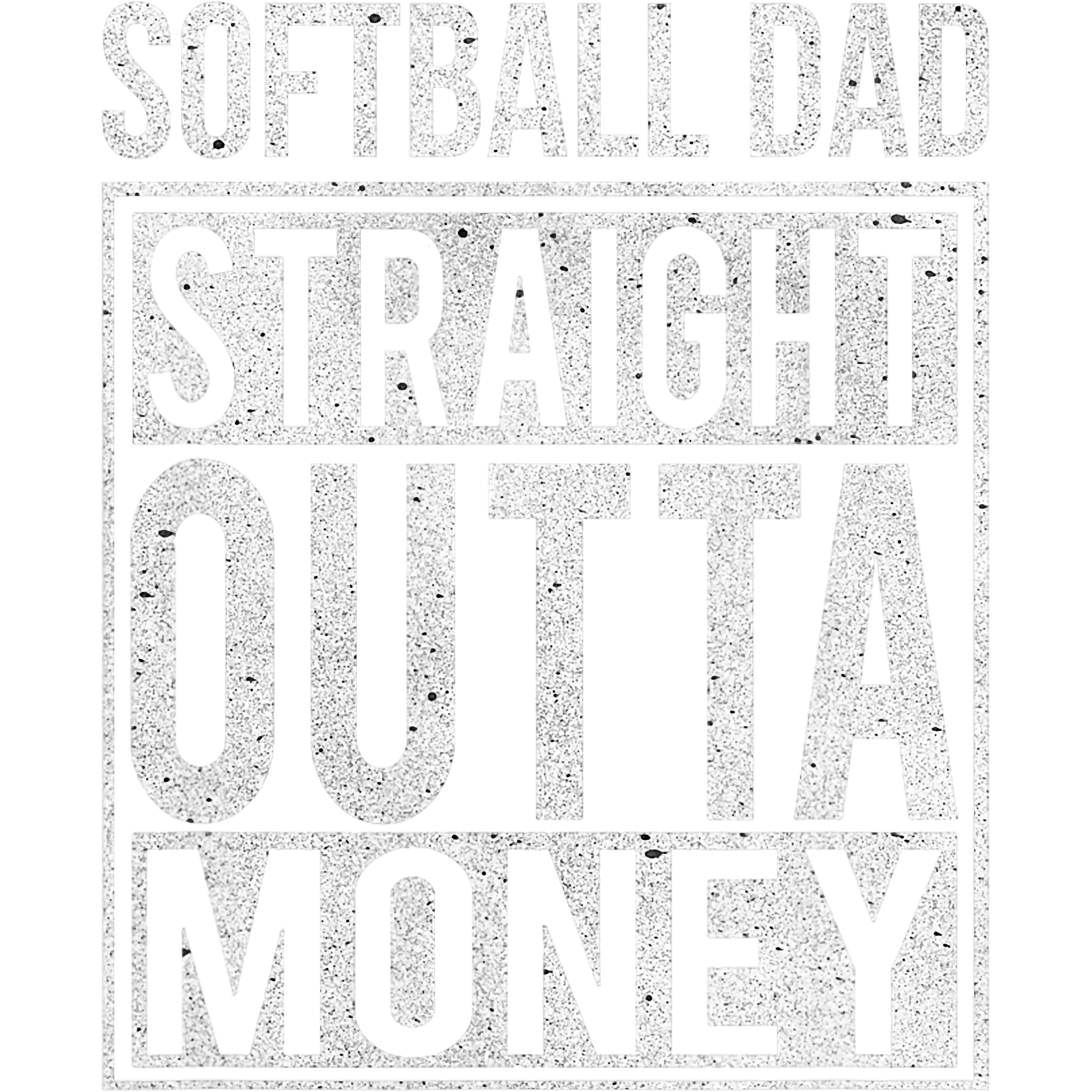 Softball Dad DTF Transfer