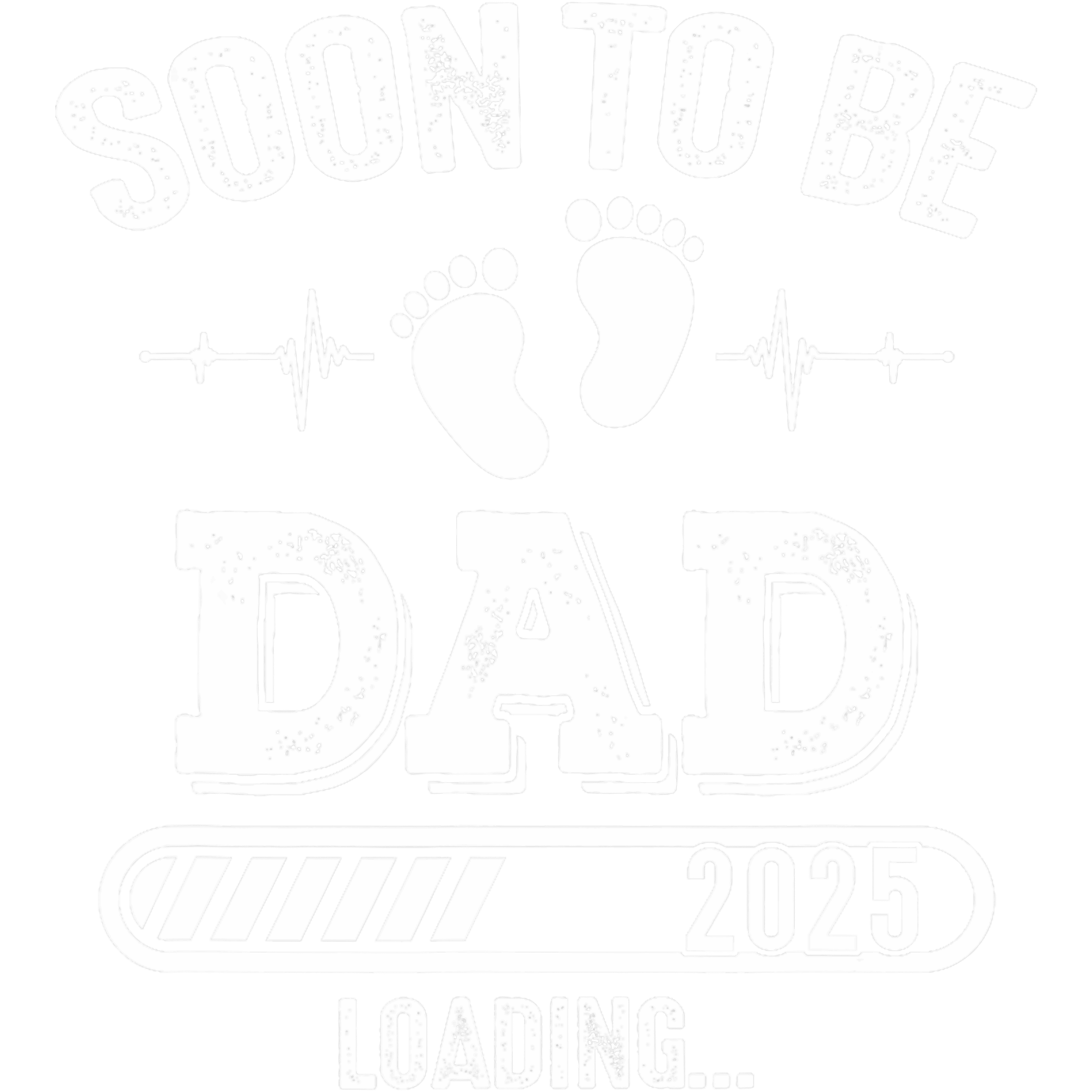 Soon To Be Dad 2025 Loading DTF Transfer
