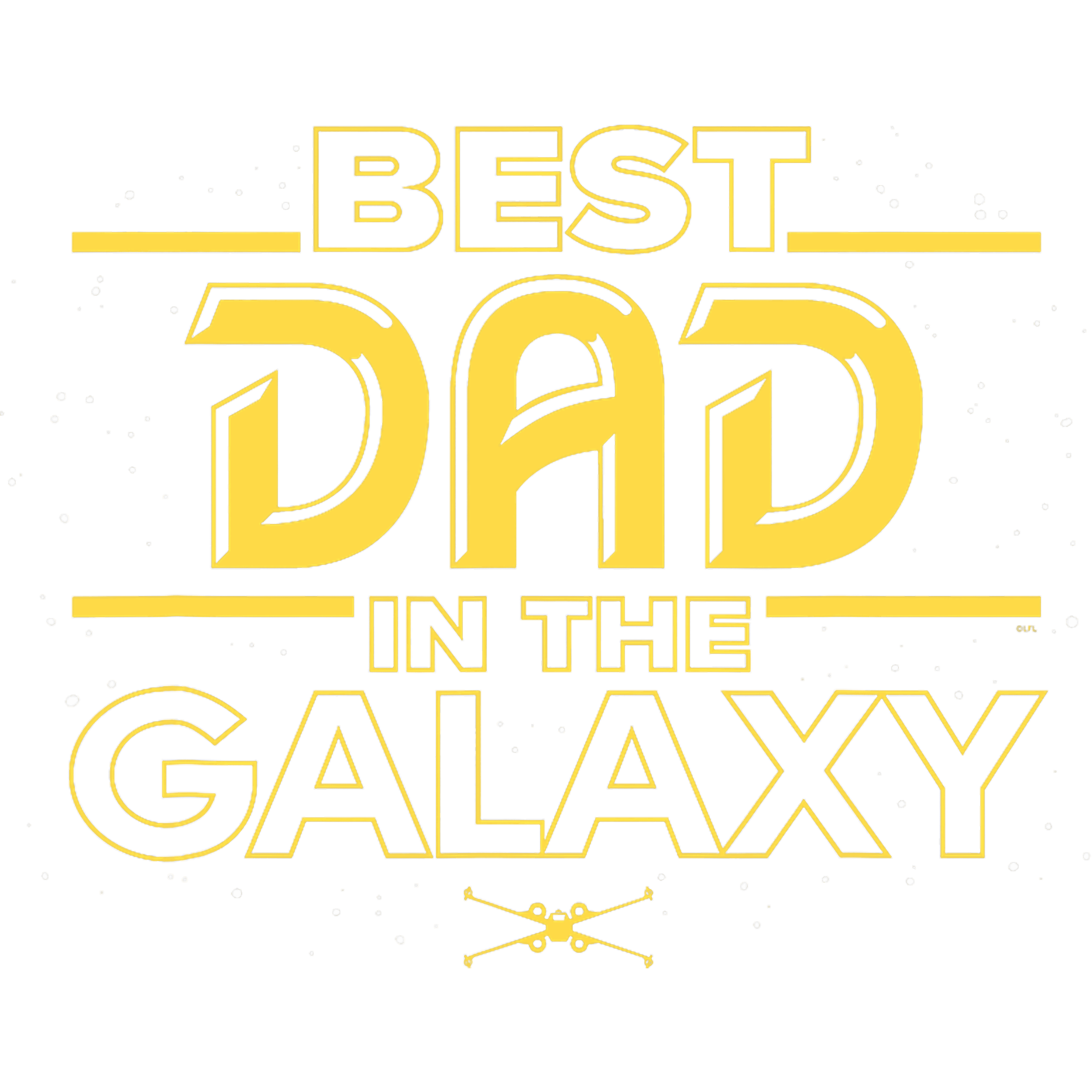 Best Dad In The Galaxy DTF Transfer