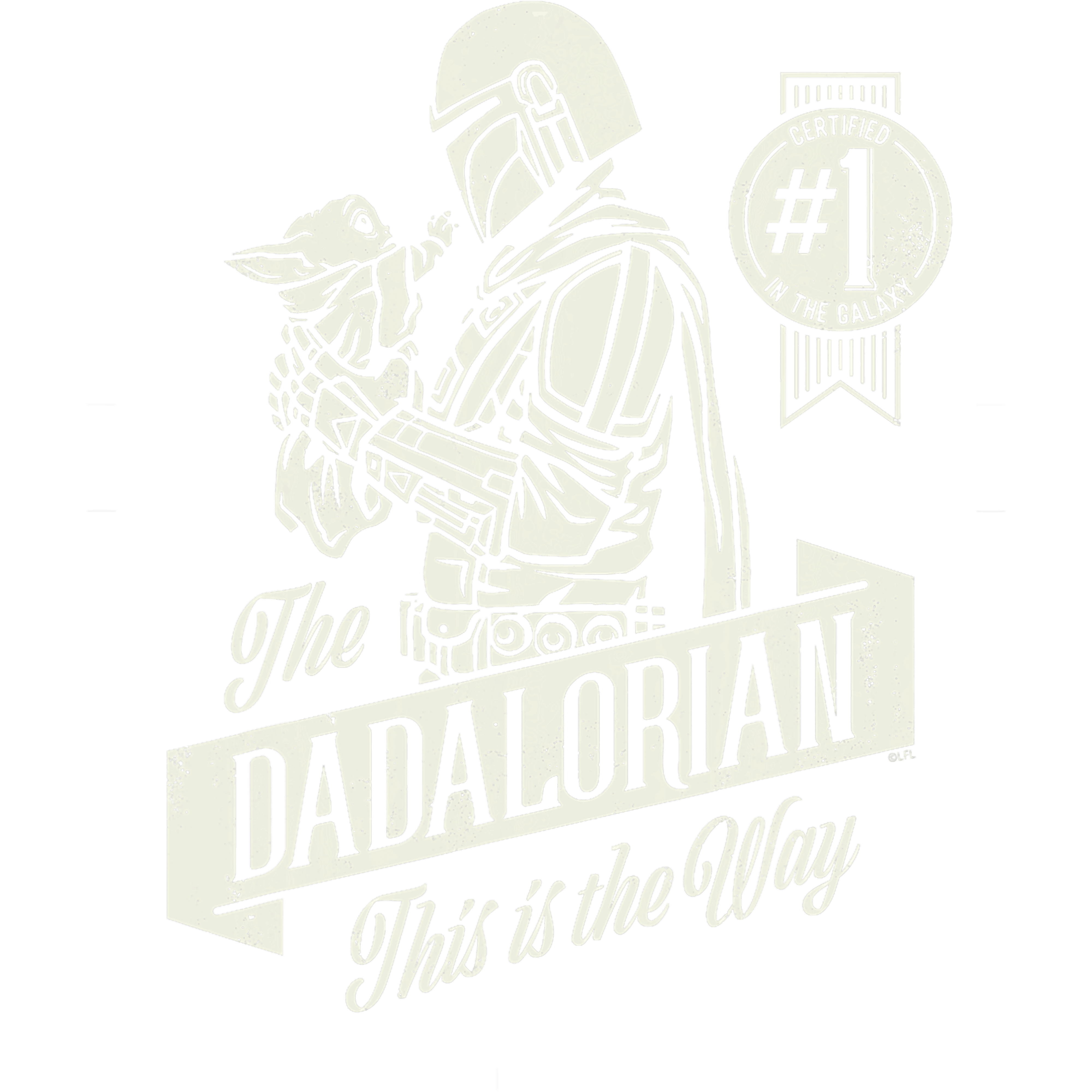 The Dadalorian This Is The Way DTF Transfer
