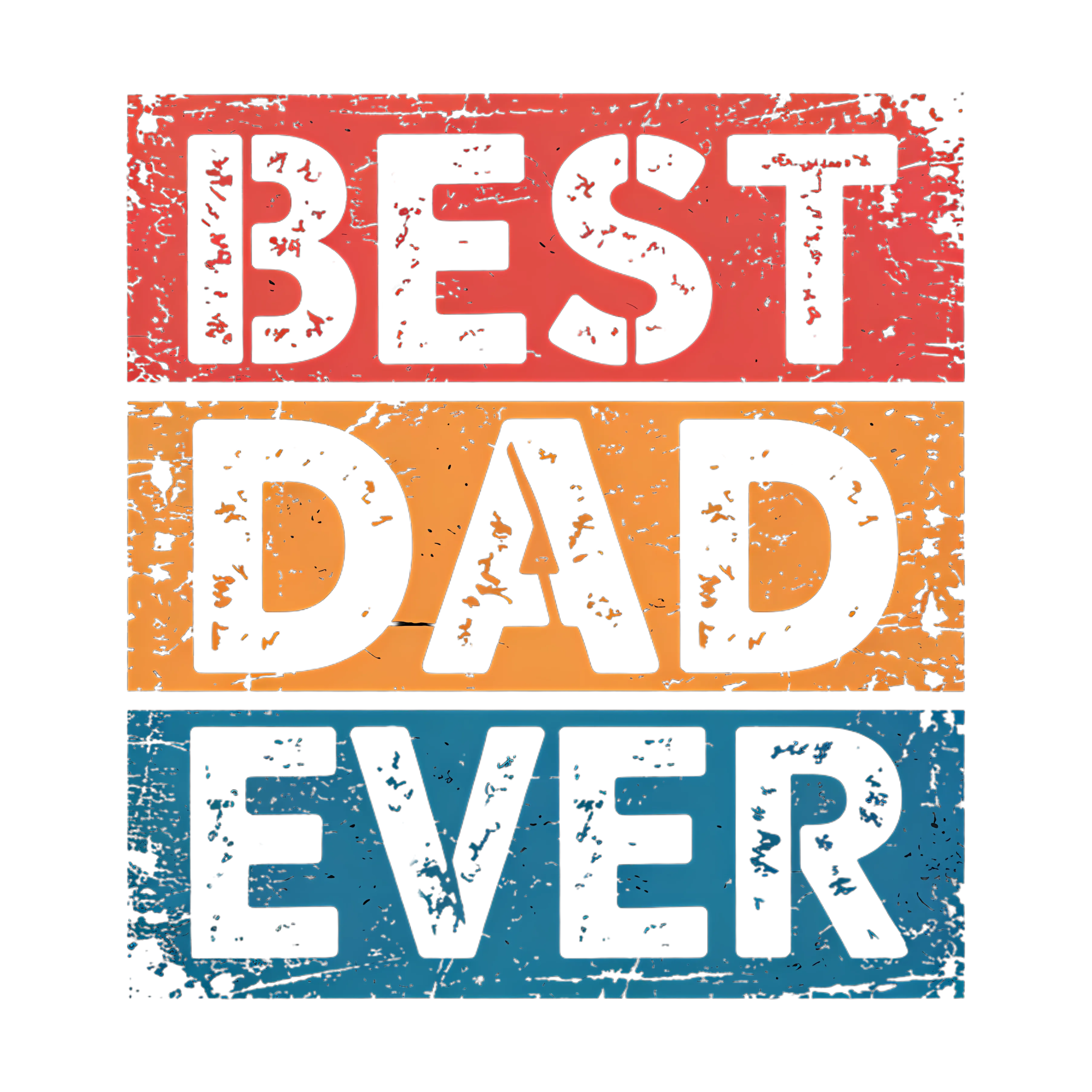 Best Dad Ever Vintage DTF Transfer