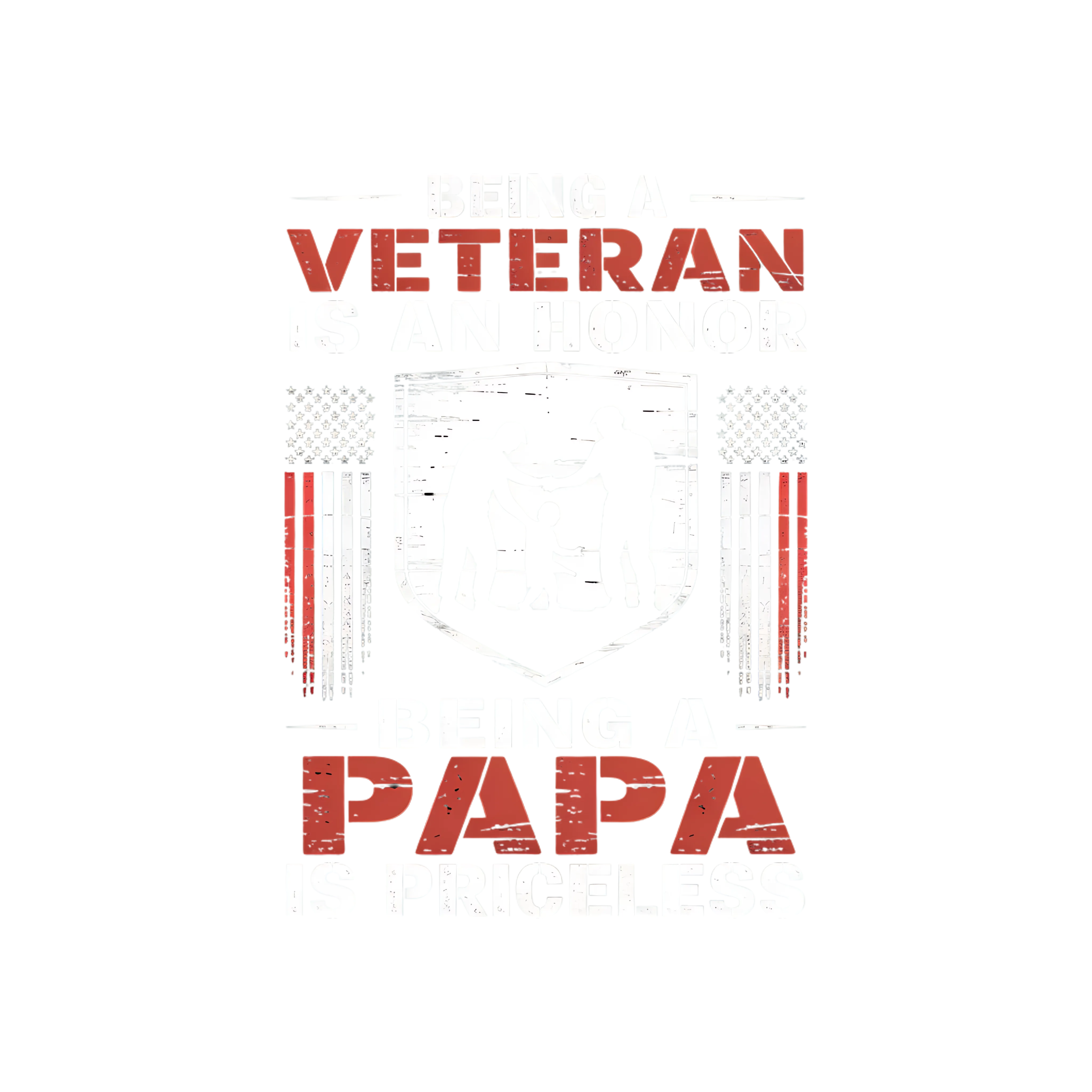 Veteran Papa Honor DTF Transfer