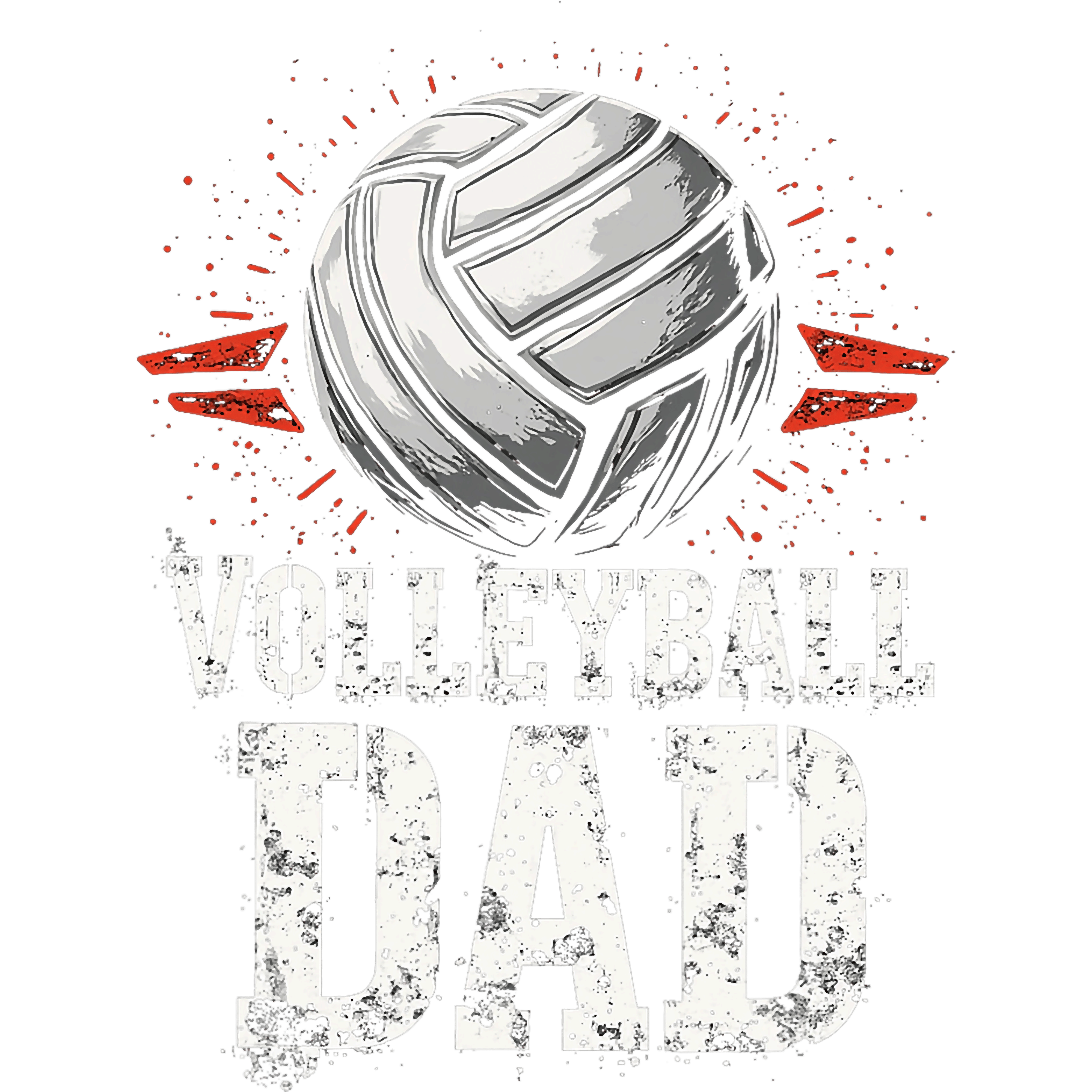 Volleyball Ball Graphic Fathers Day DTF Transfer