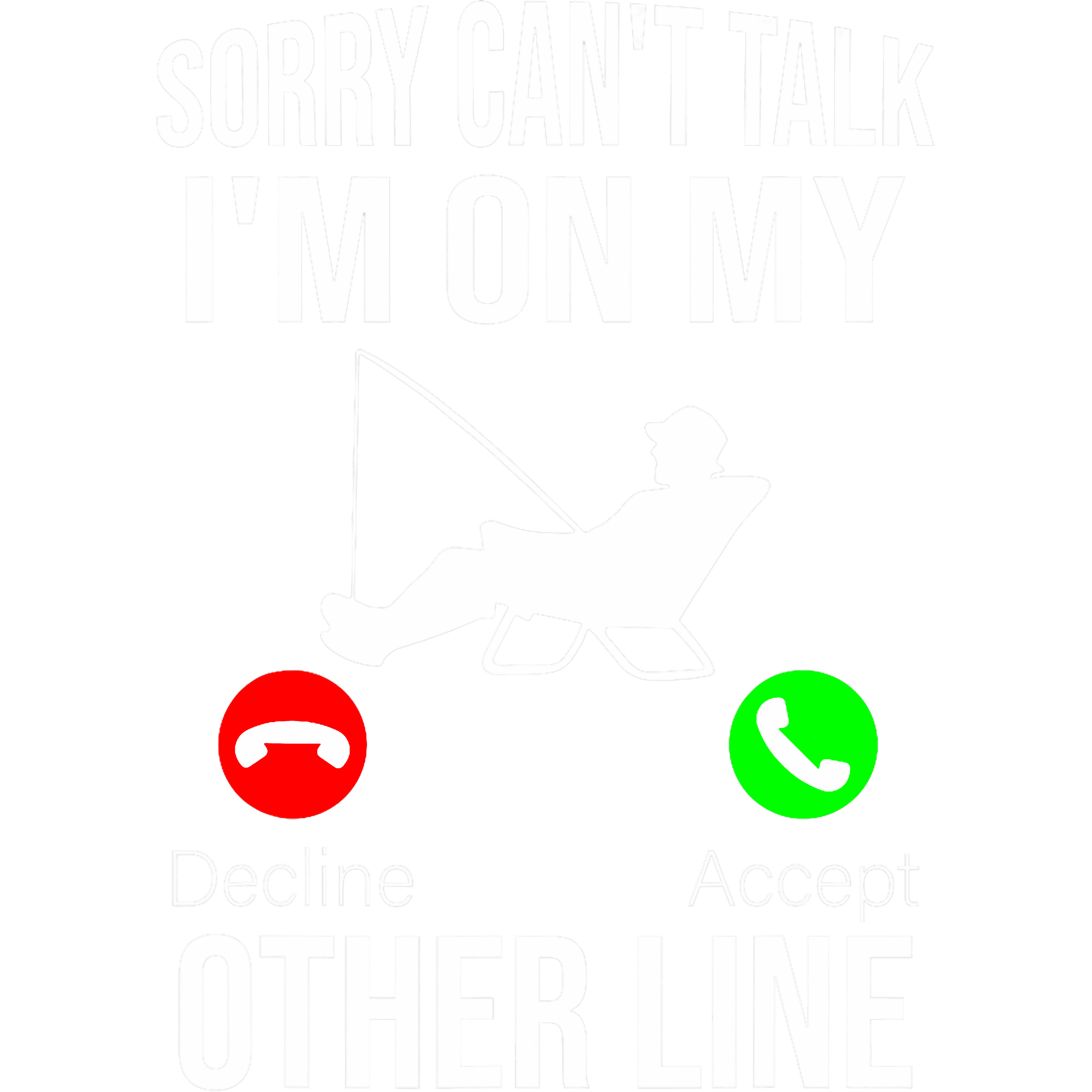 Sorry Cant Talk Im On My Other Line DTF Transfer