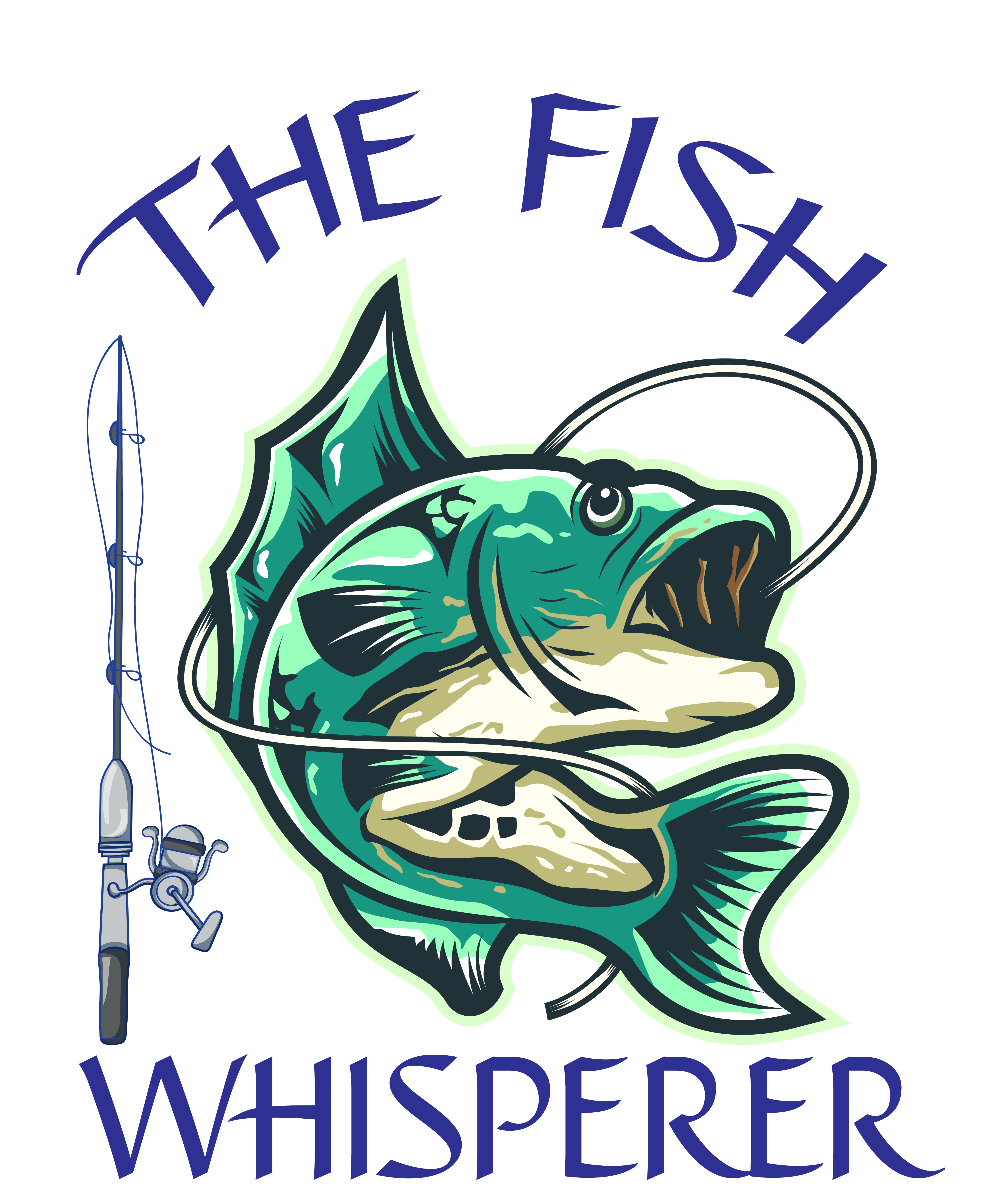 Fish Whisperer DTF Transfer