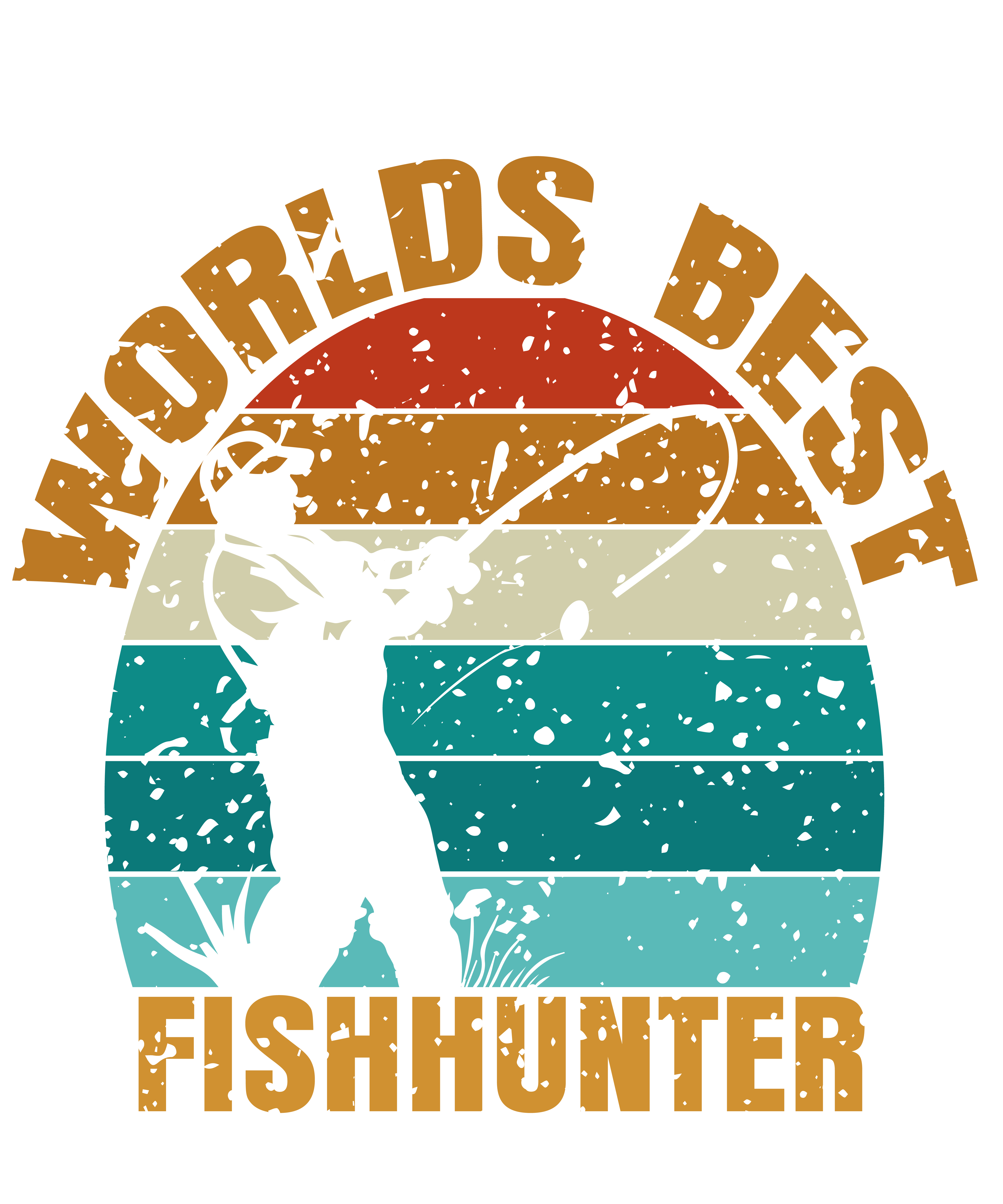 Worlds Best Fish Hunter DTF Transfer