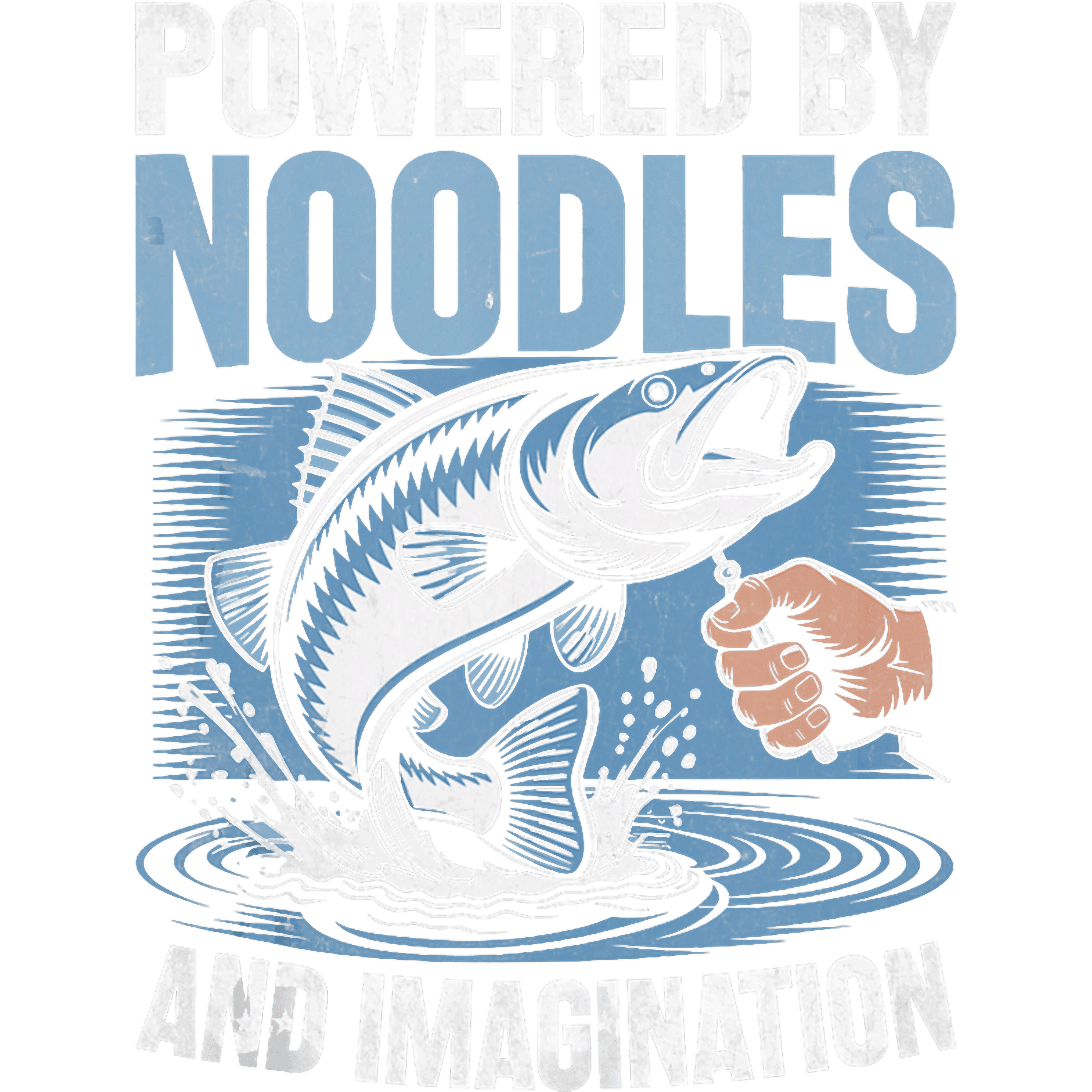 Powered By Noodles And Imagination DTF Transfer