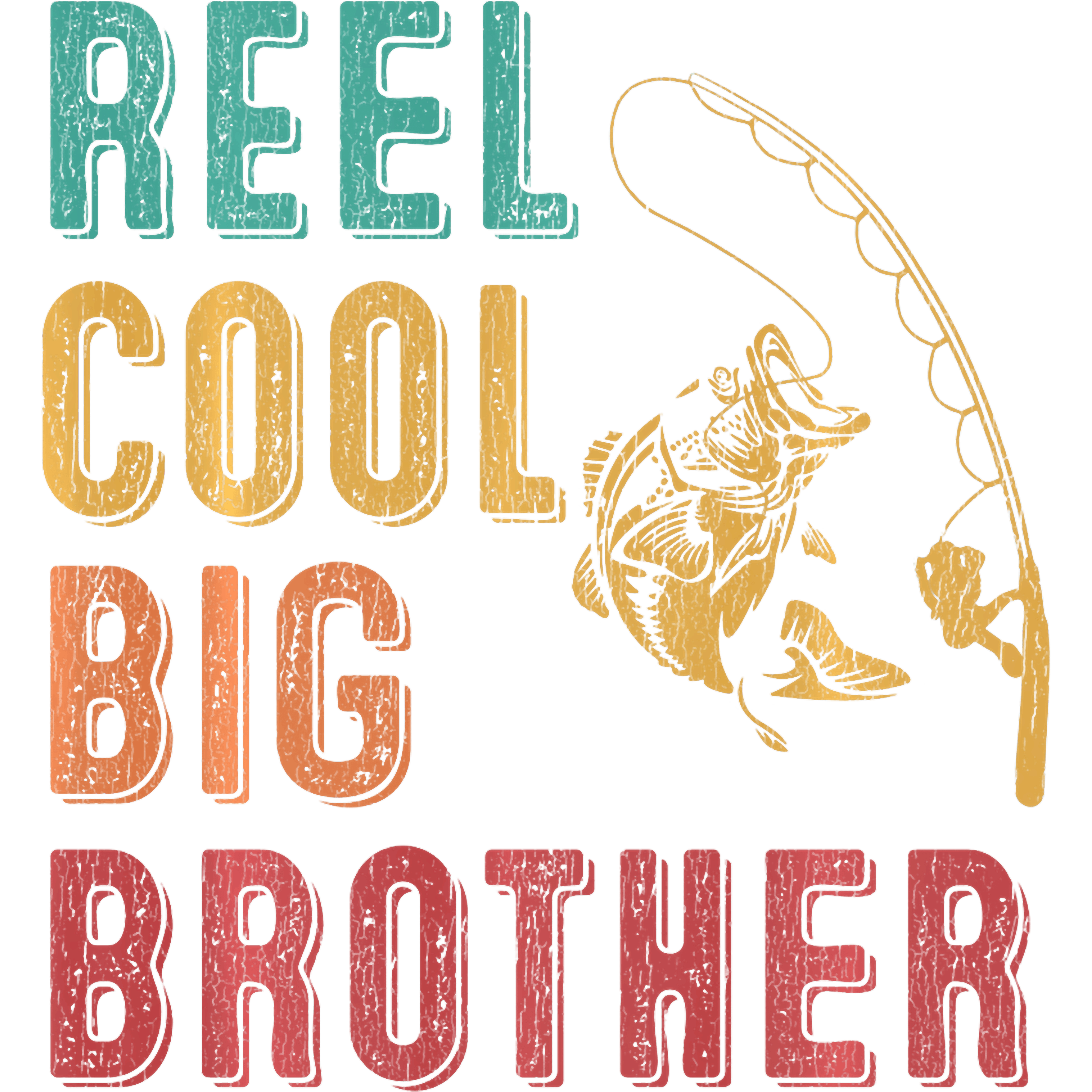Reel Cool Big Brother Fishing DTF Transfer