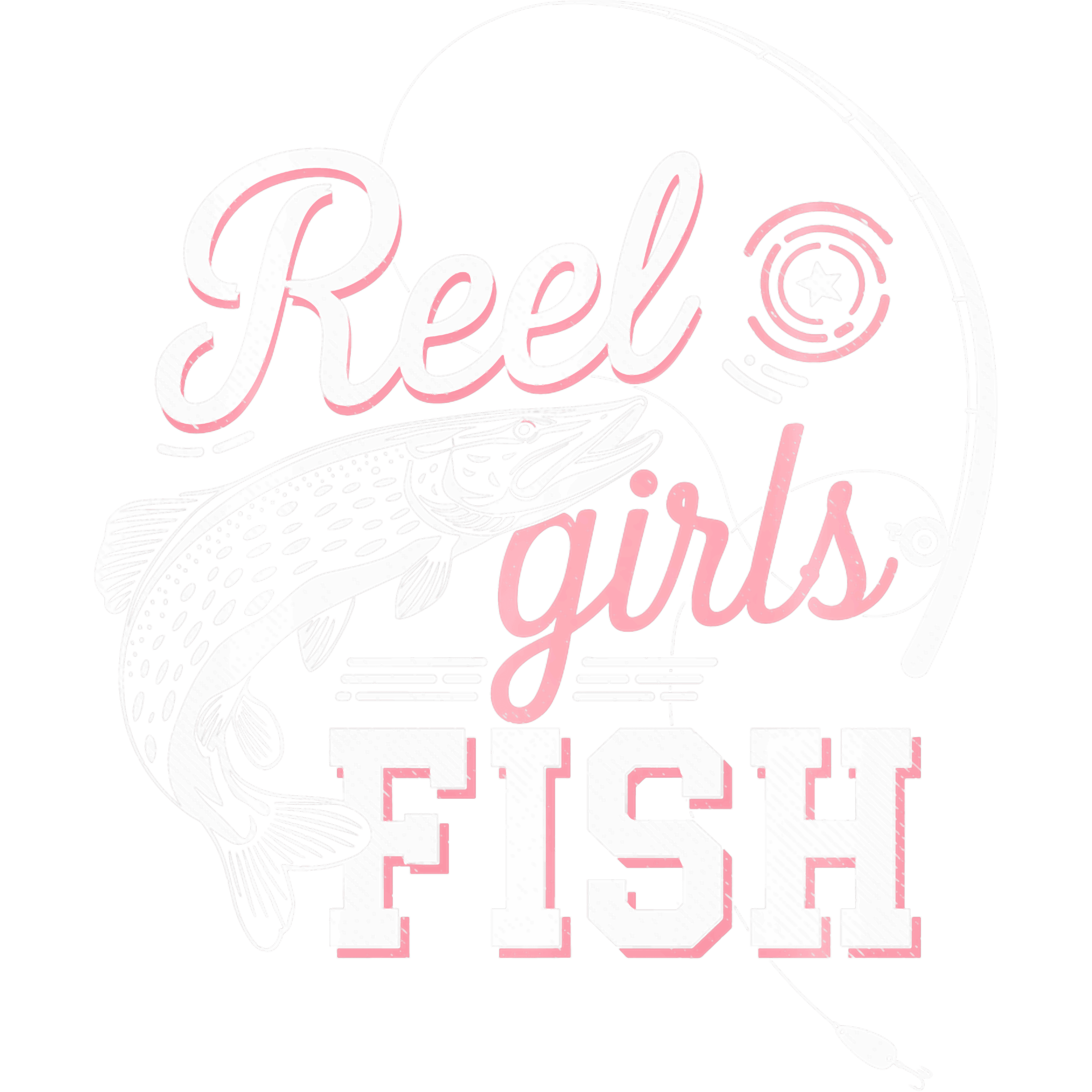 Reel Girls Fish DTF Transfer