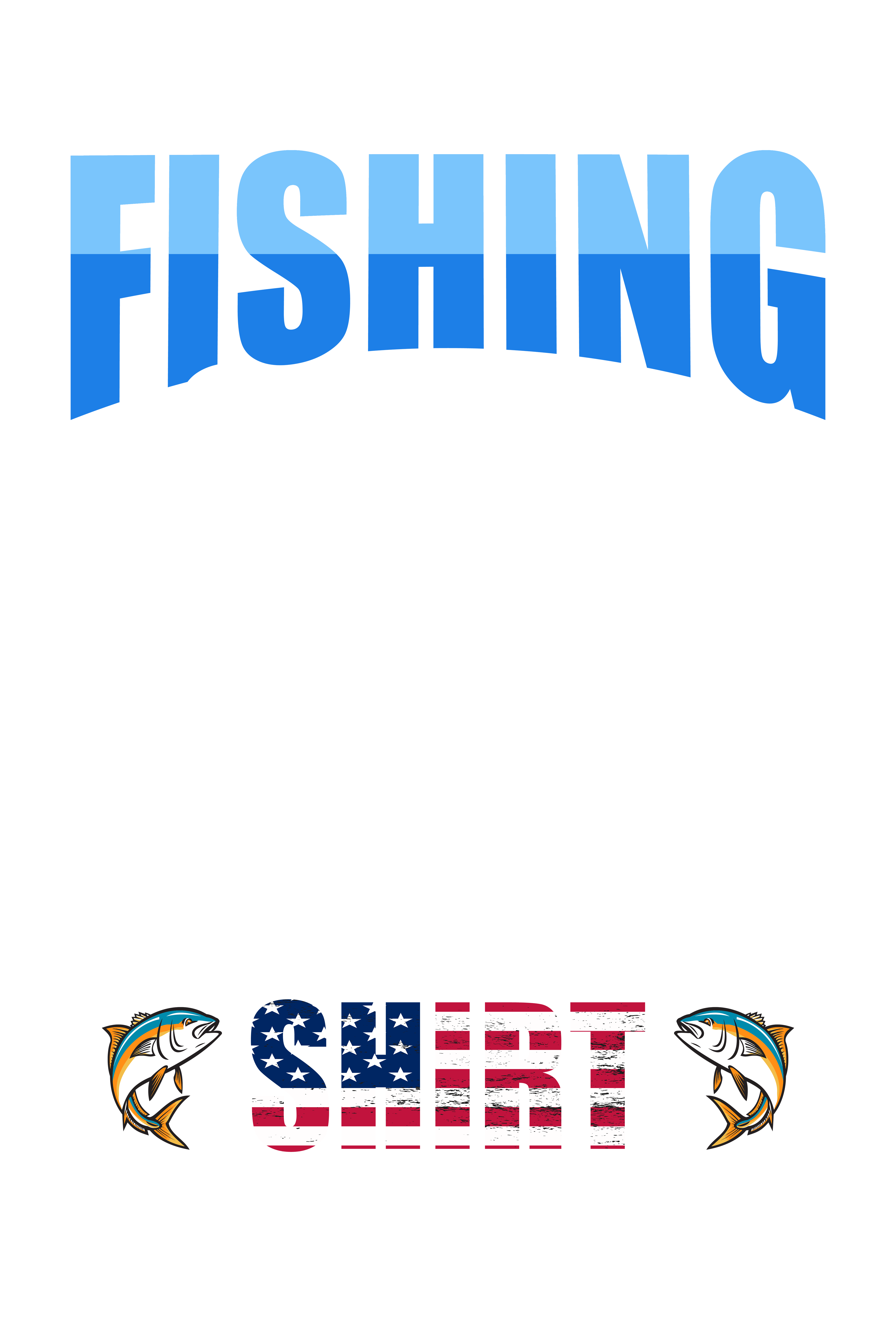 Lucky Fishing Shirt DTF Transfer