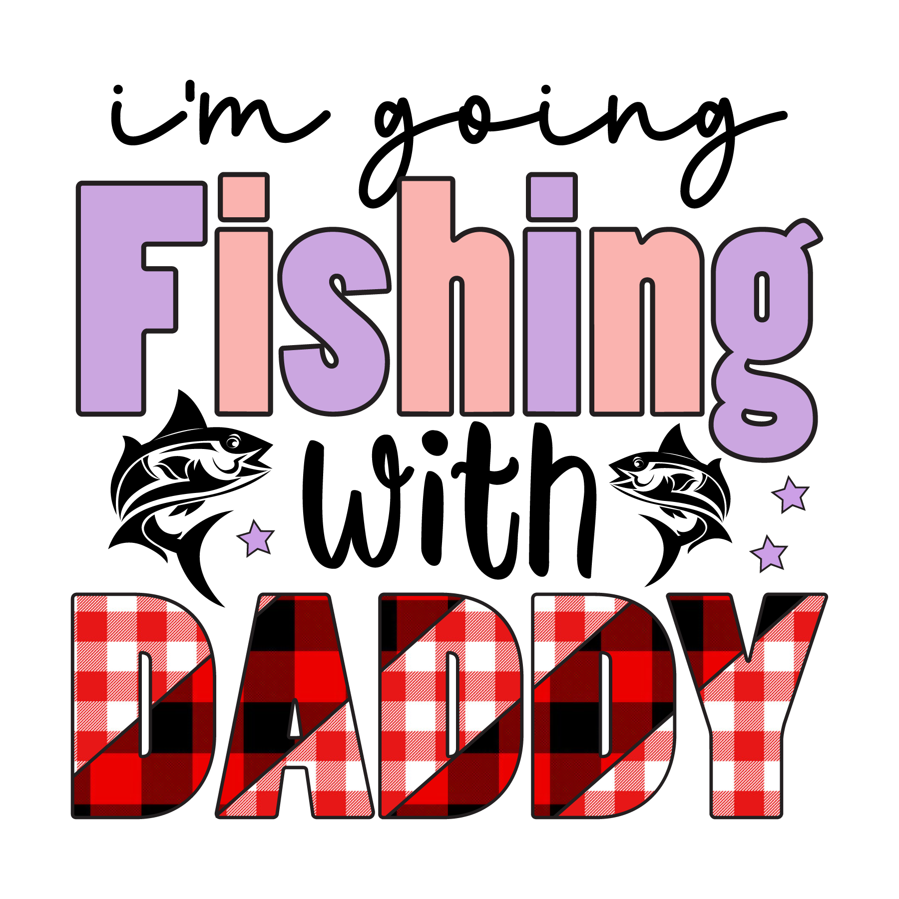 Fishing Daddy DTF Transfer