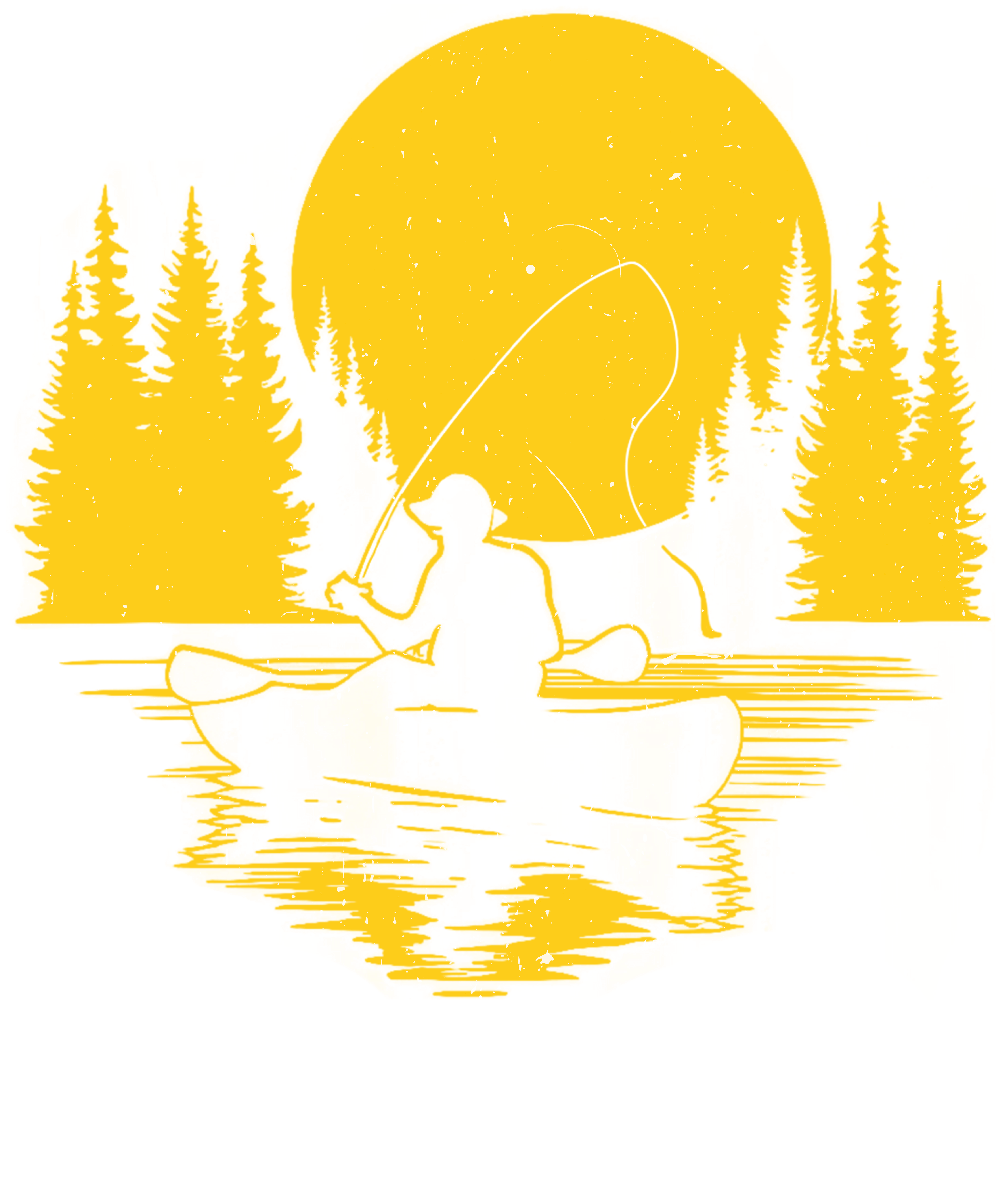 Peaceful Sunset Fishing DTF Transfer