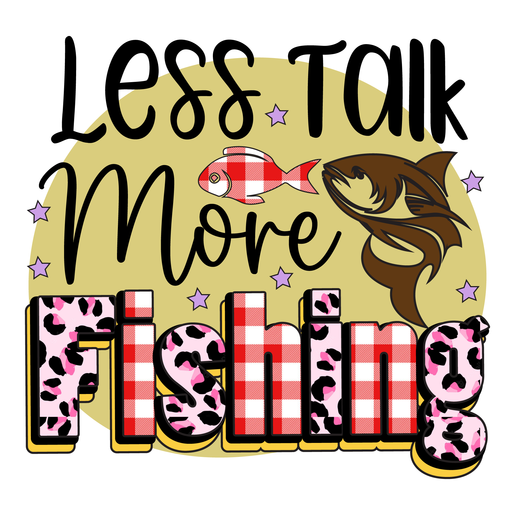 Love Fishing DTF Transfer