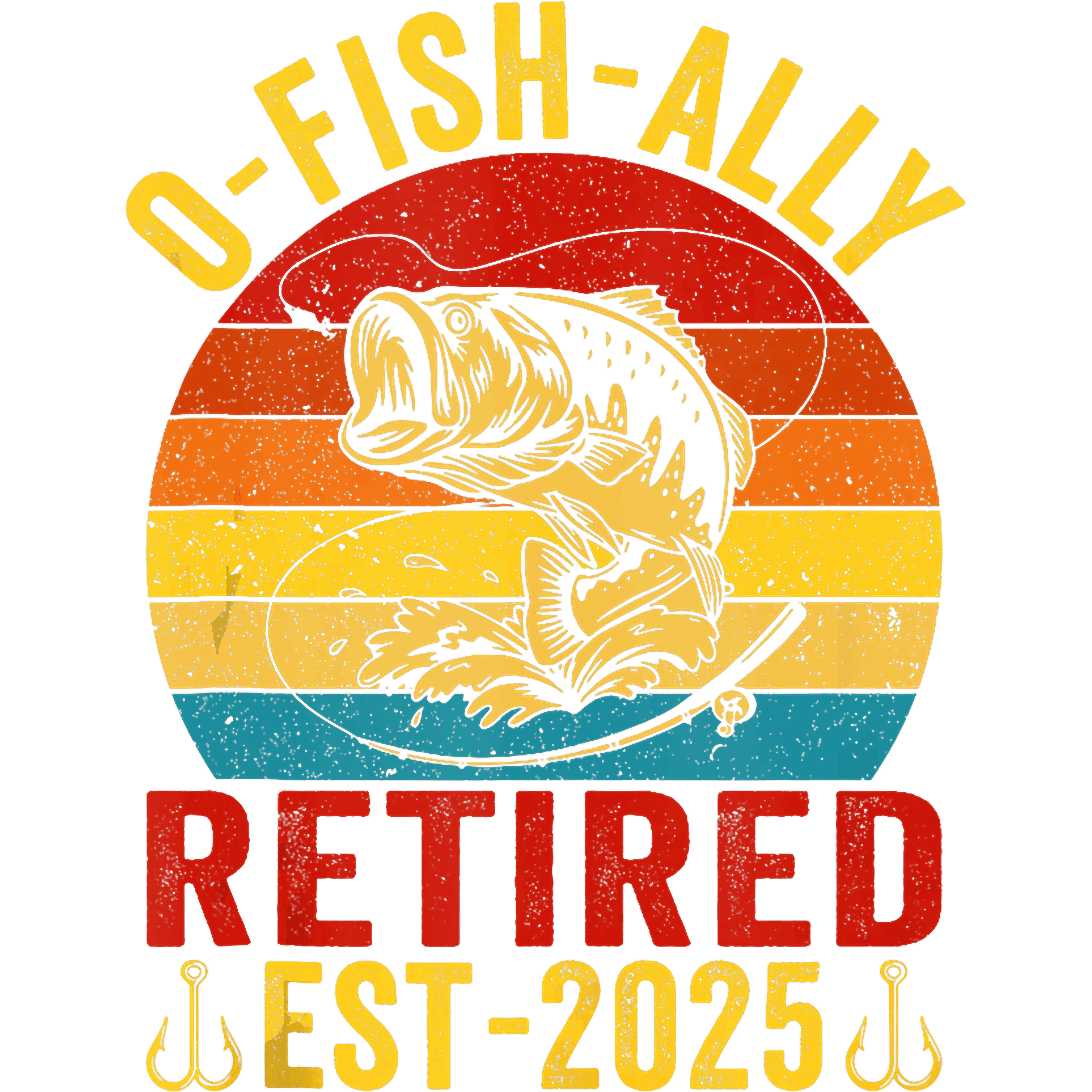 Fishing Retirement Est 2025 DTF Transfer
