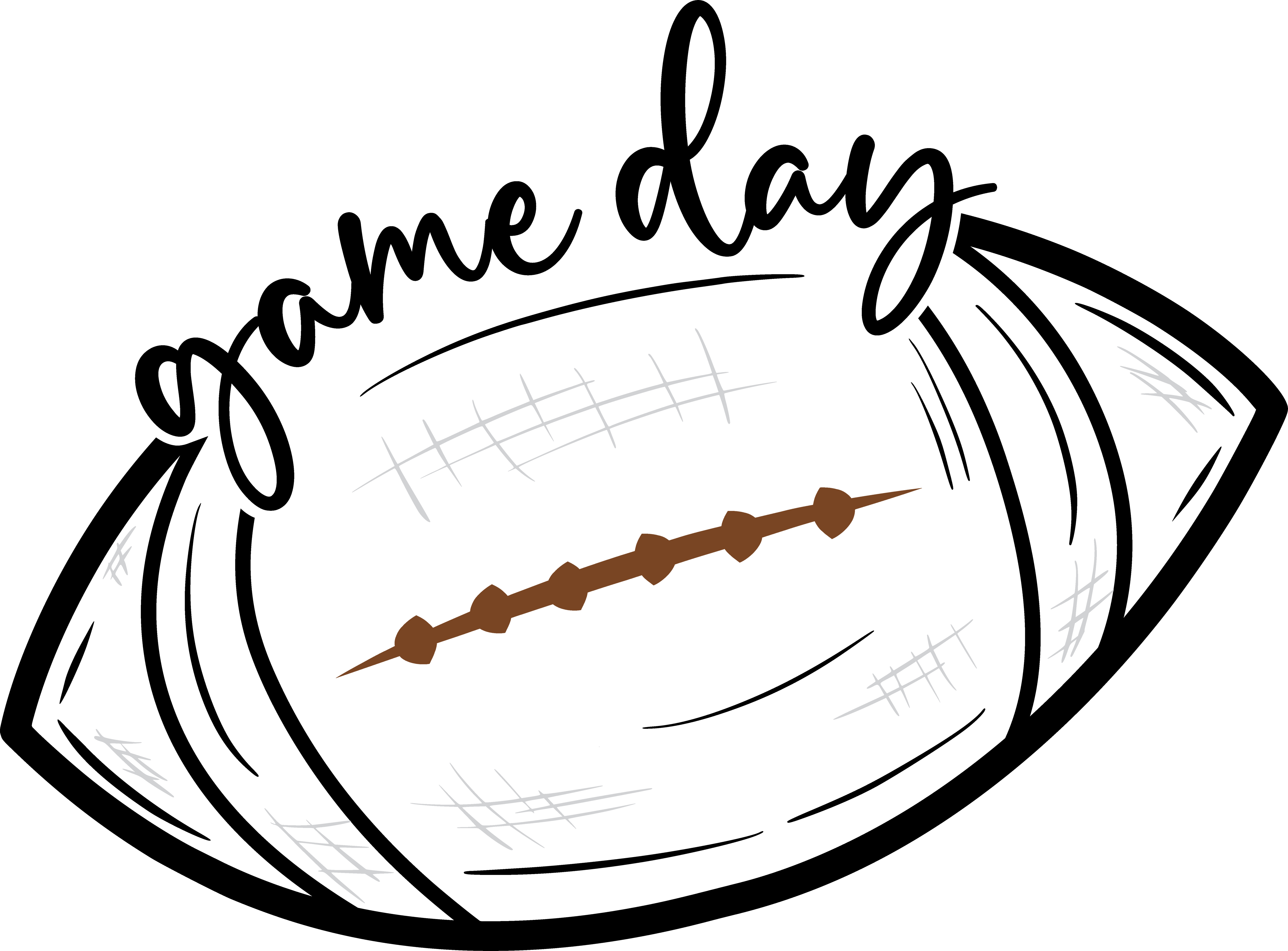 Vintage Football Laces Graphic DTF Transfer