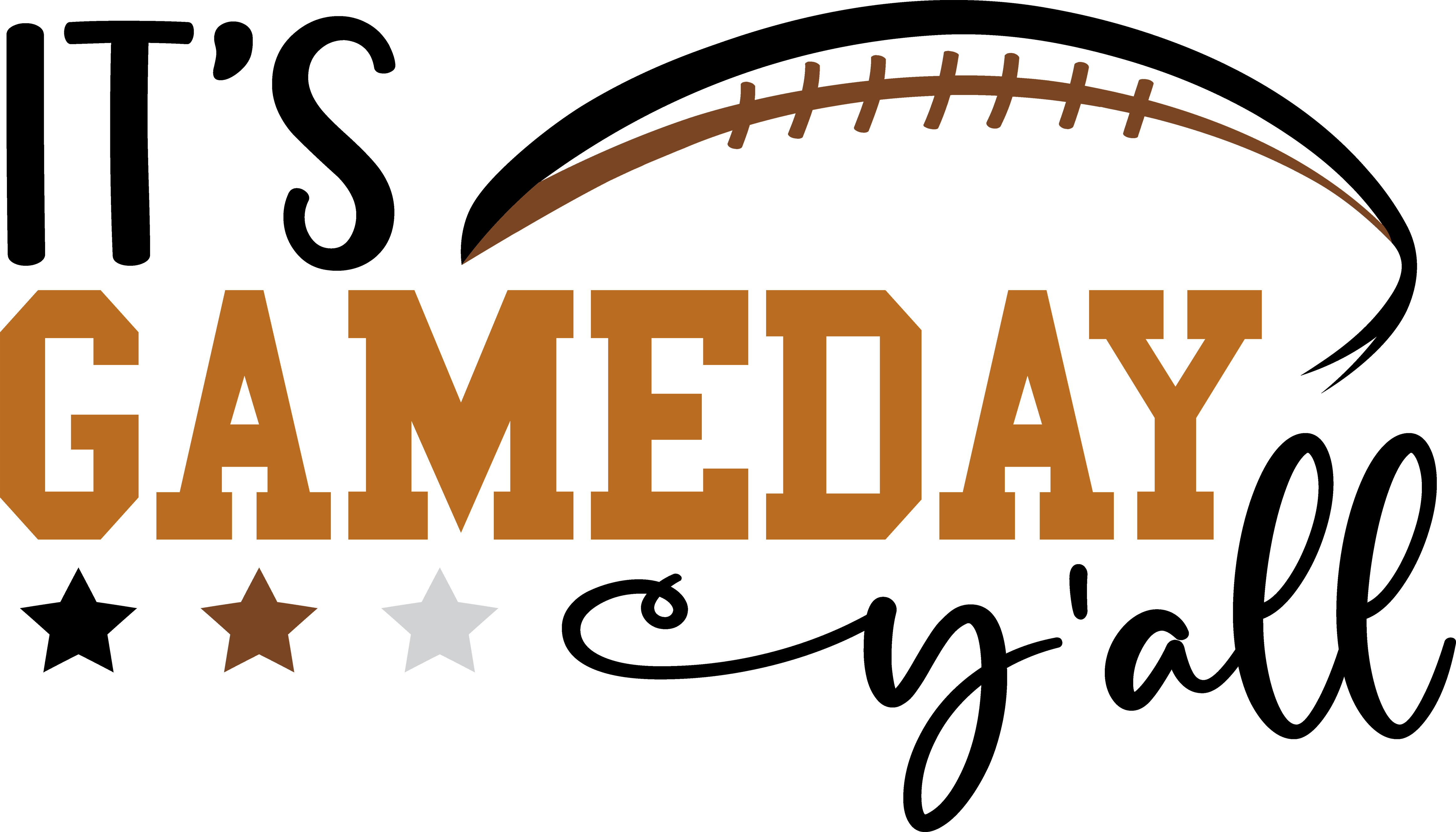 Classic Football Gameday Graphic DTF Transfer