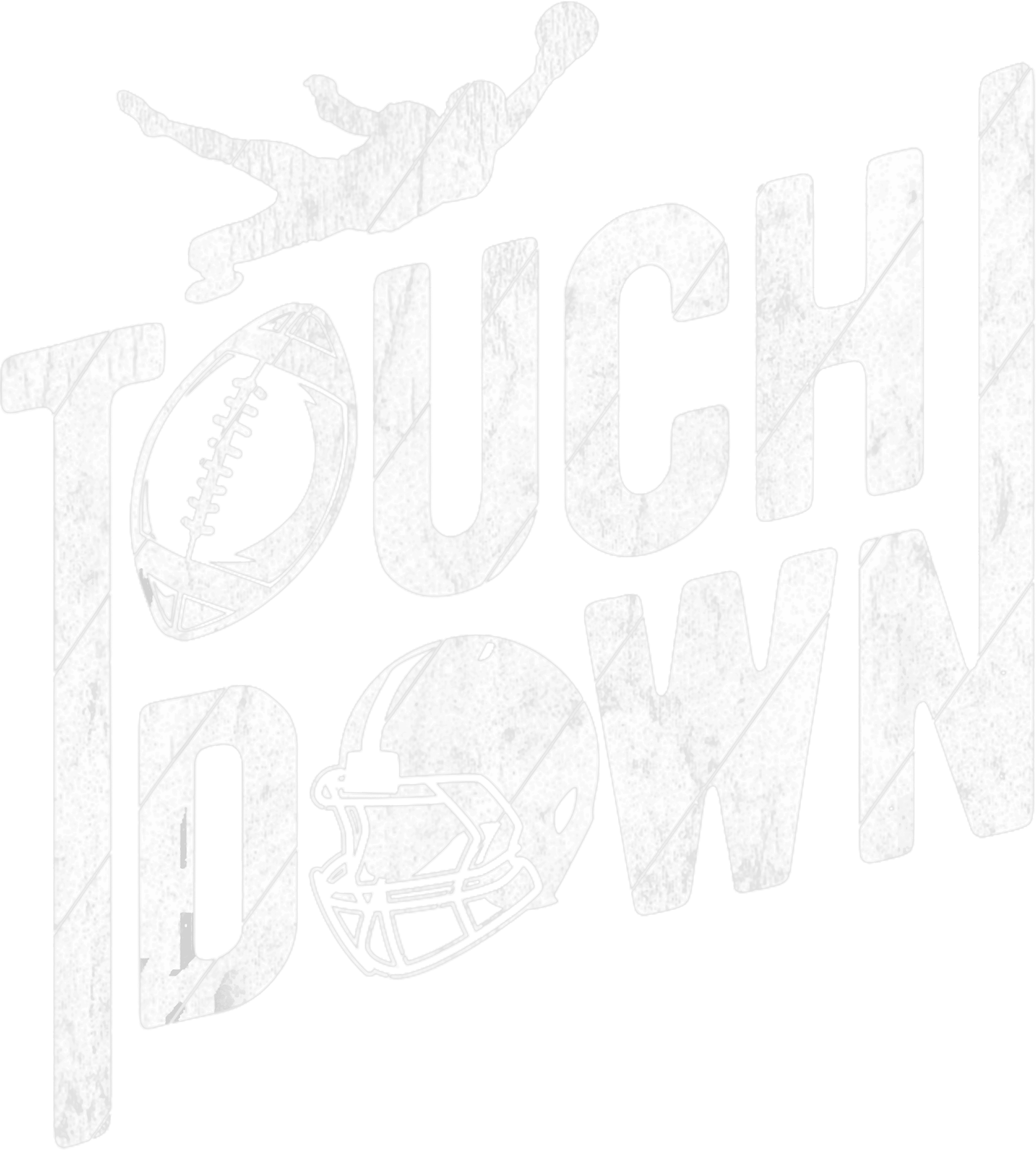 Touchdown Football Catch Vintage Sports Fan DTF Transfer