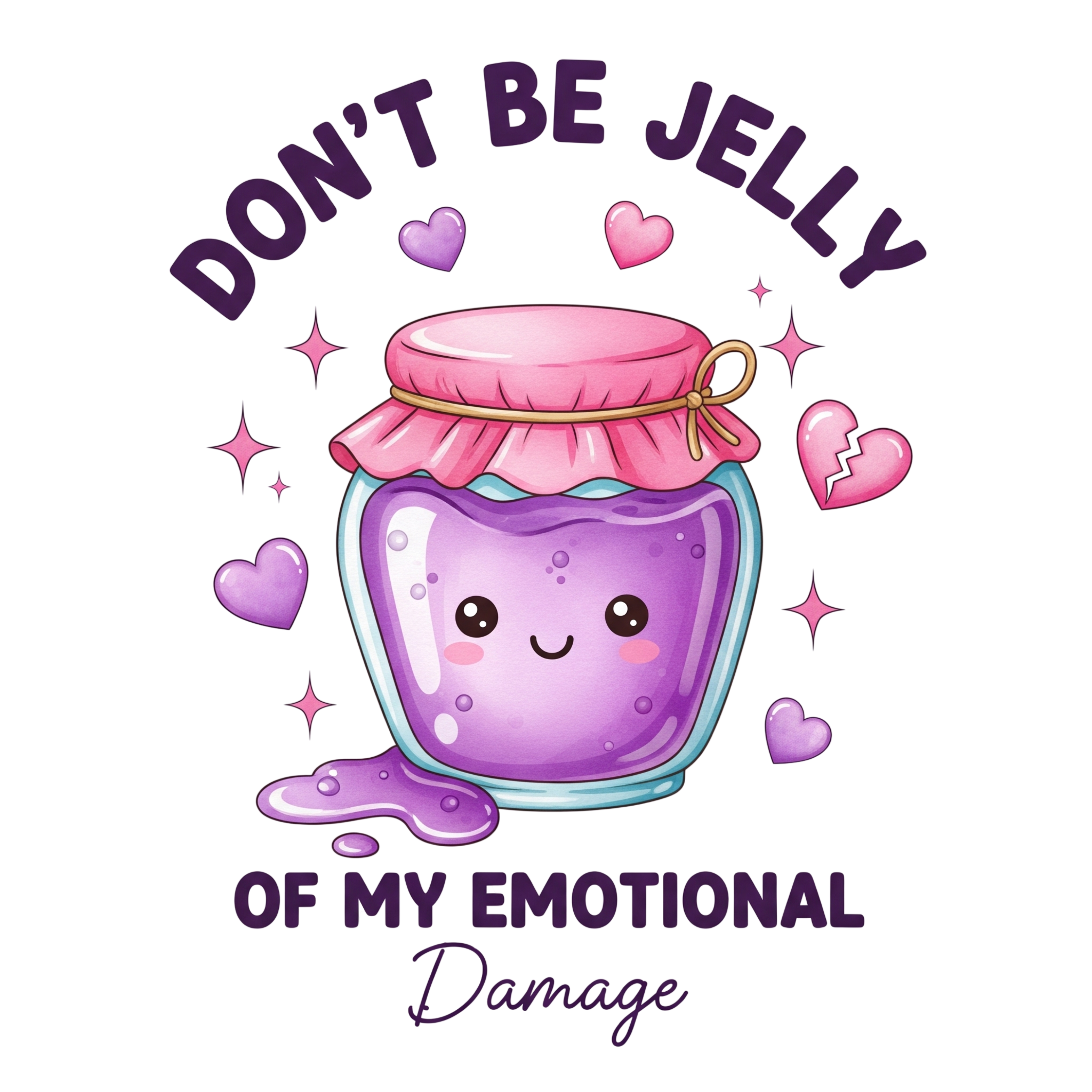 Emotional Damage Mental Health Humor DTF Transfer