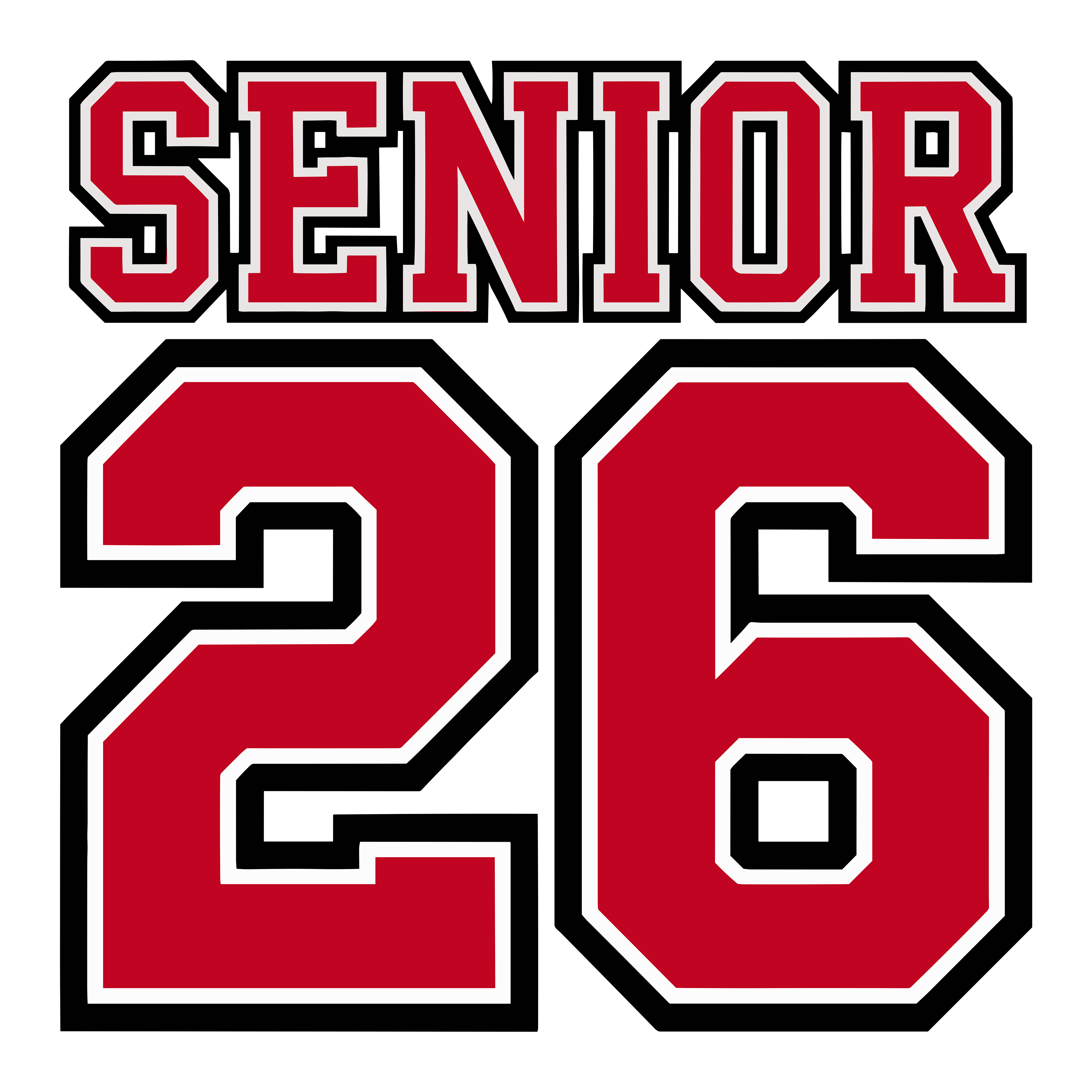 Classic Senior Graduation Design DTF Transfer