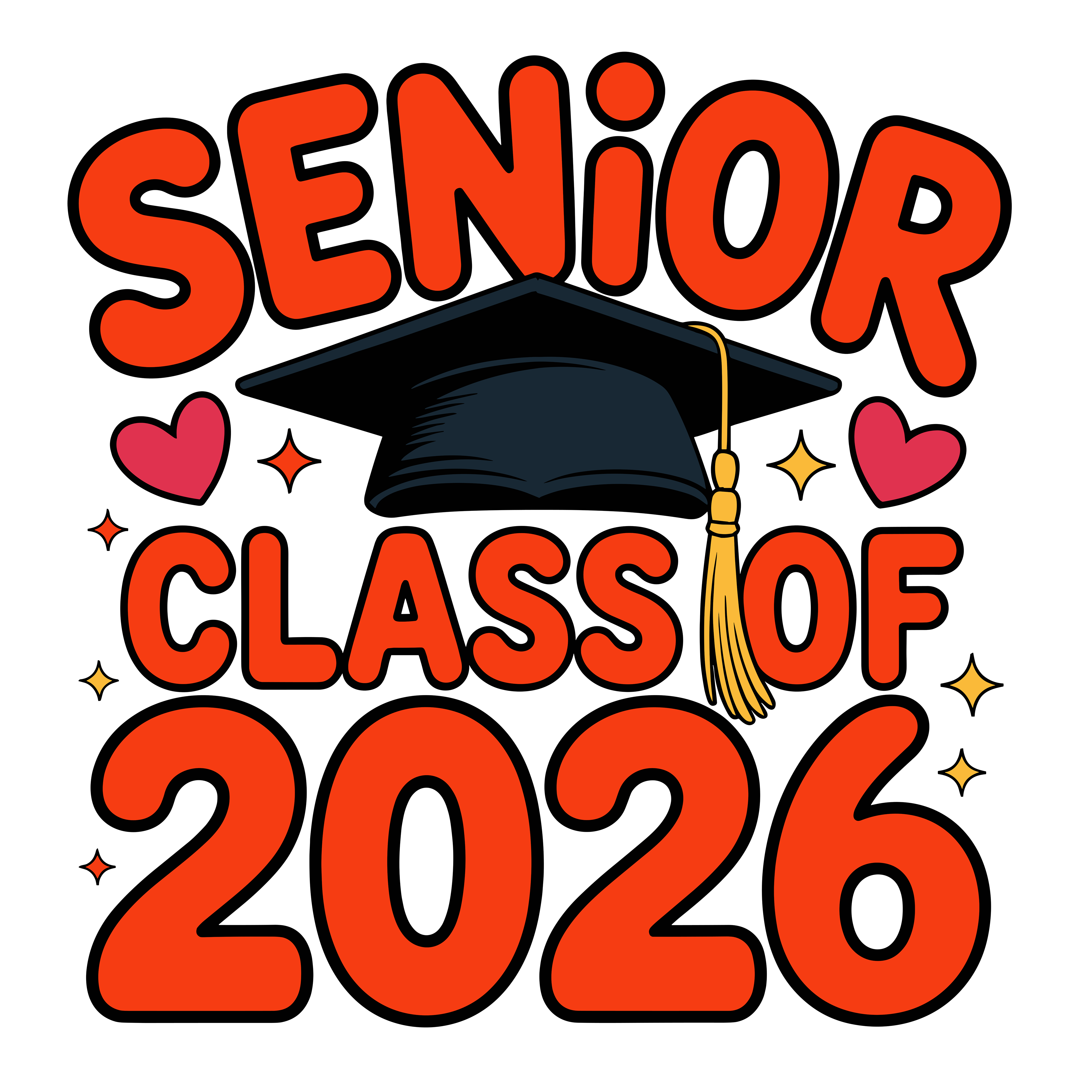 Senior Class Graduation Celebration DTF Transfer