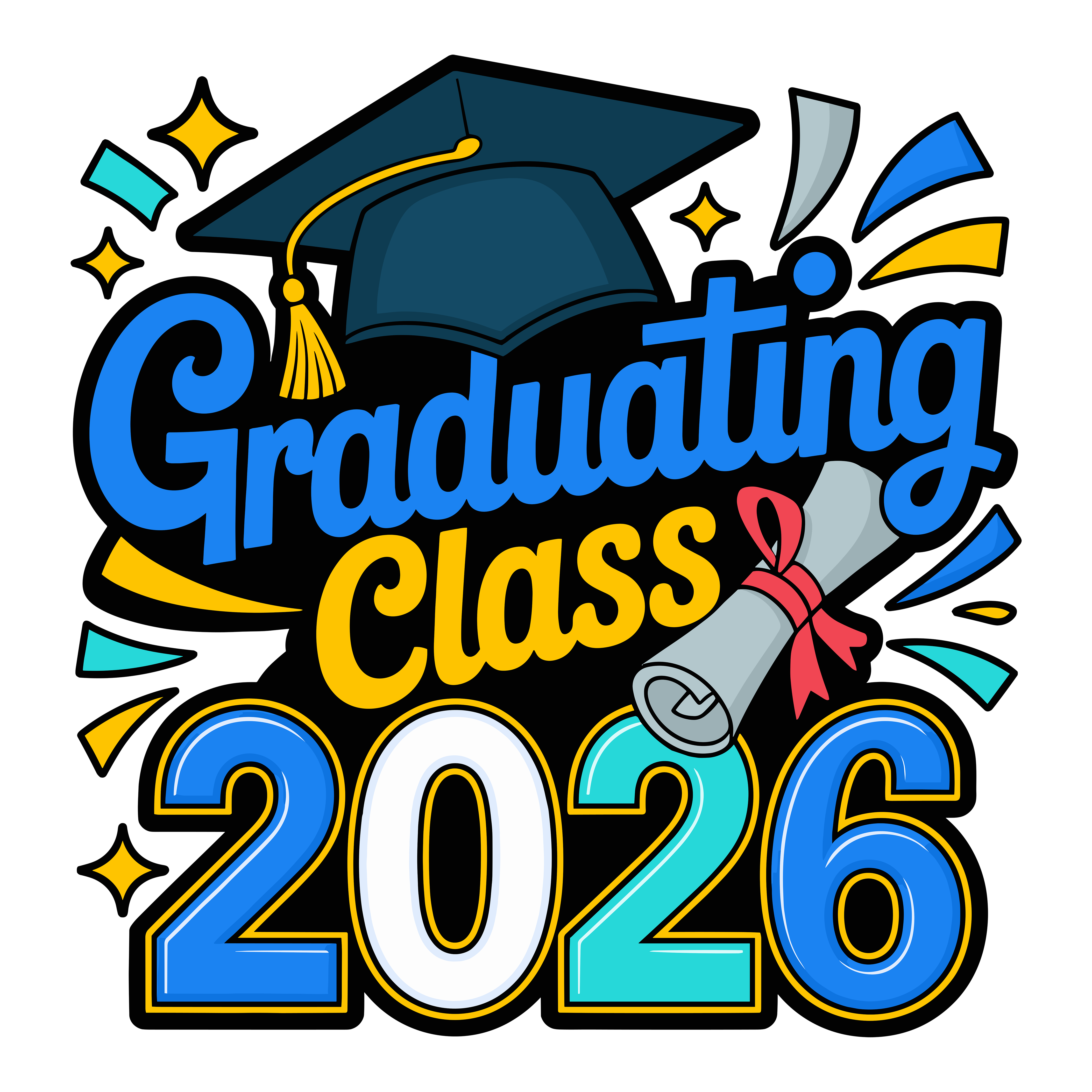 Graduating Class Celebration DTF Transfer