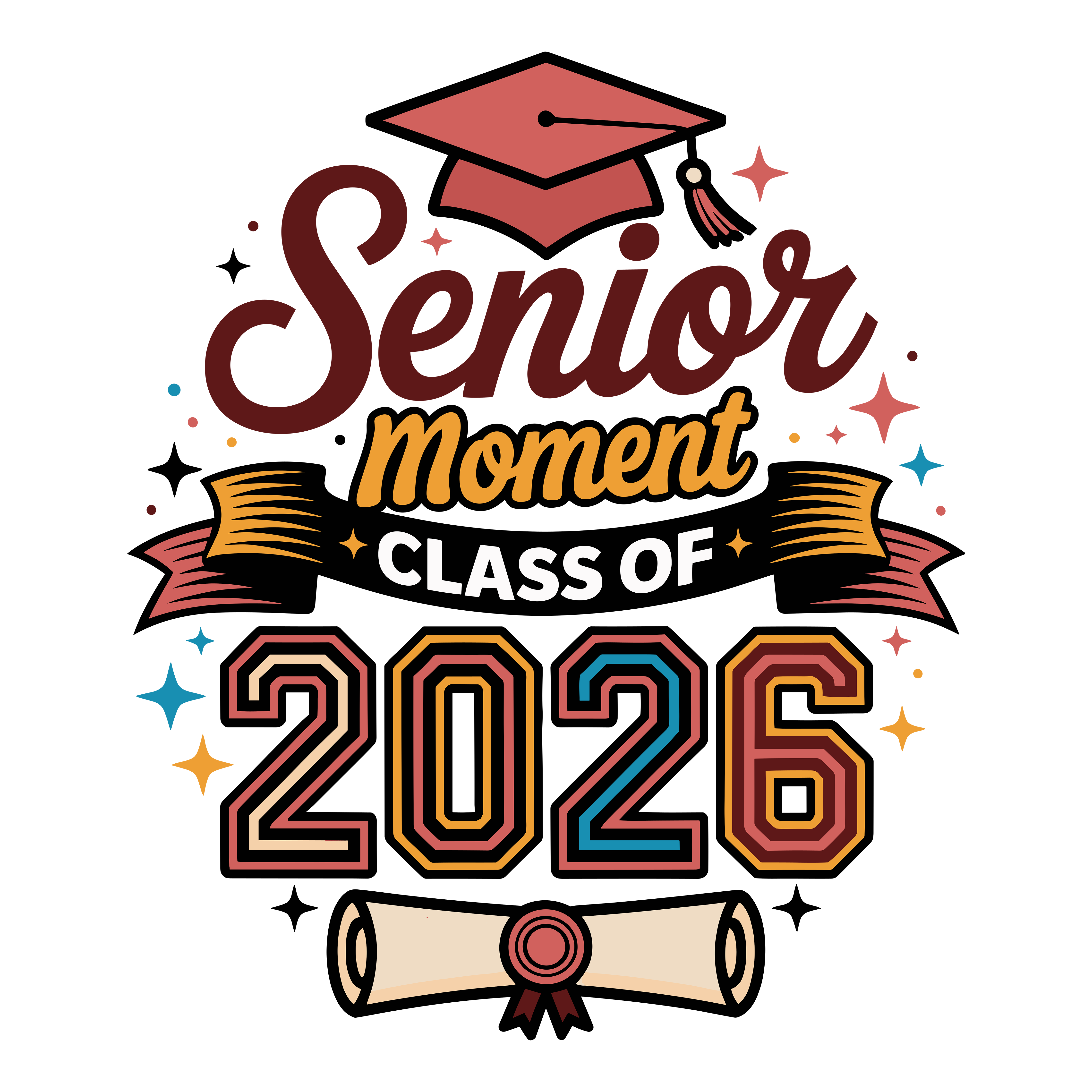 Senior Moment Graduation Celebration DTF Transfer