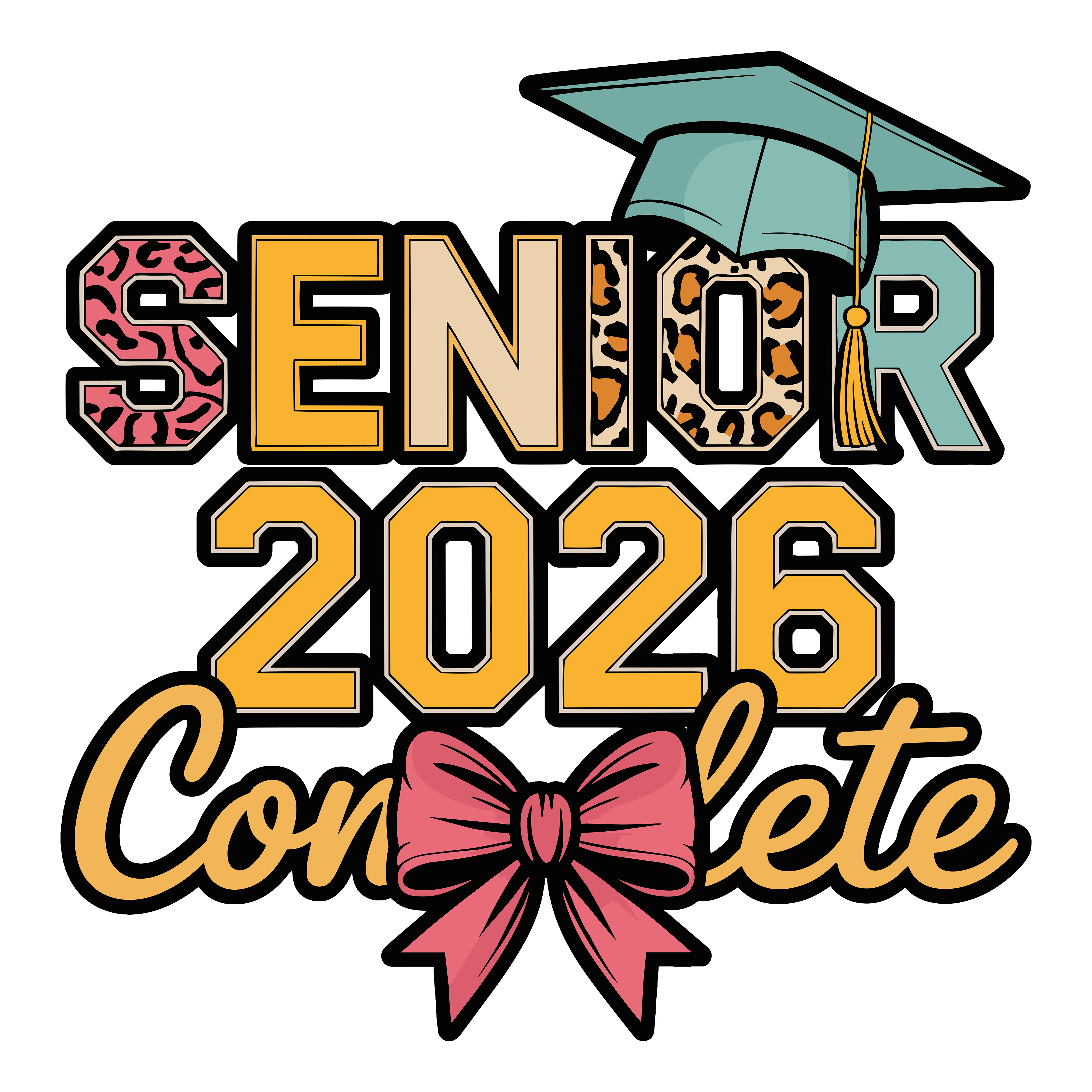 Senior Graduation Complete DTF Transfer