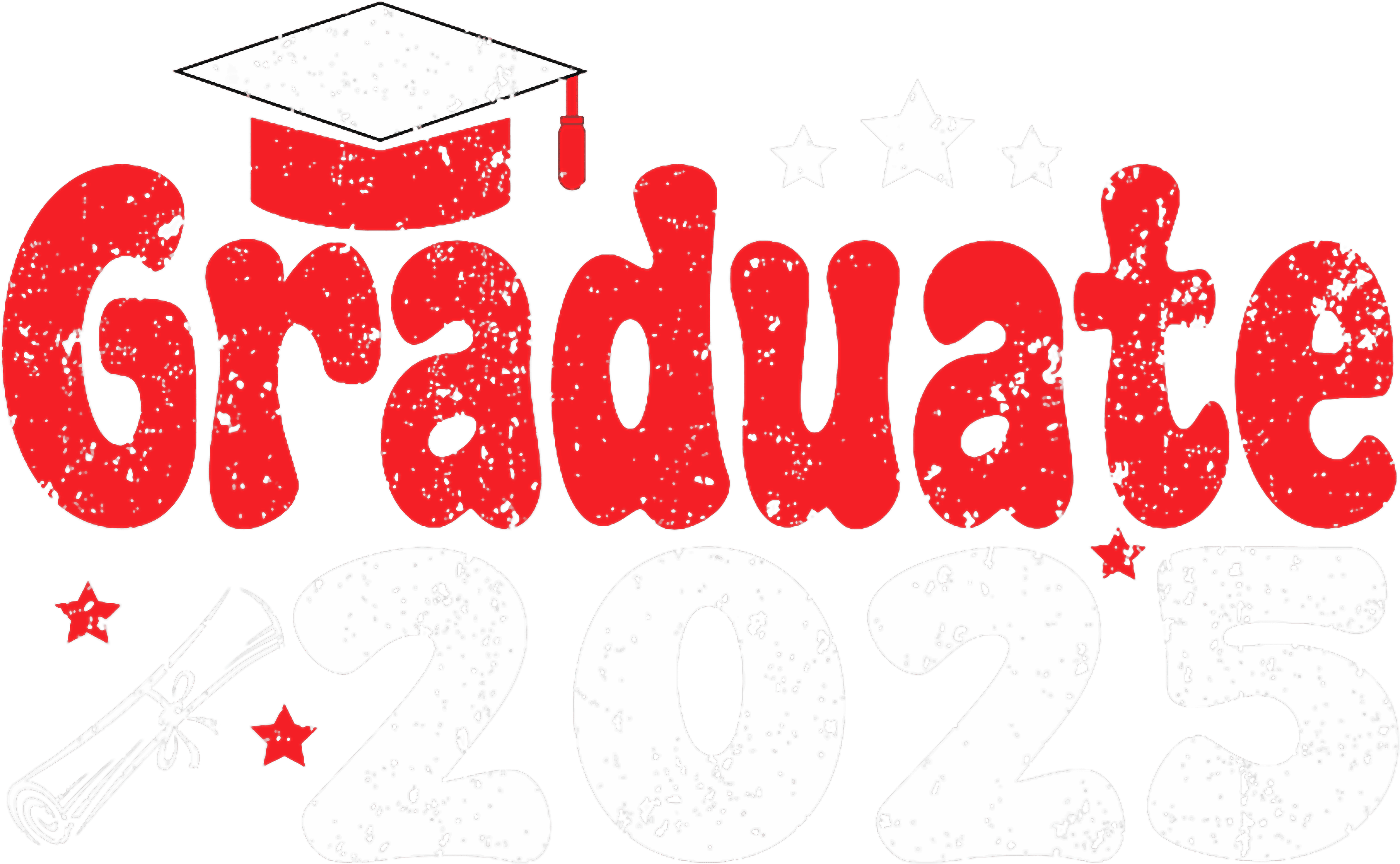 Graduate 2025 Graduation Celebration DTF Transfer