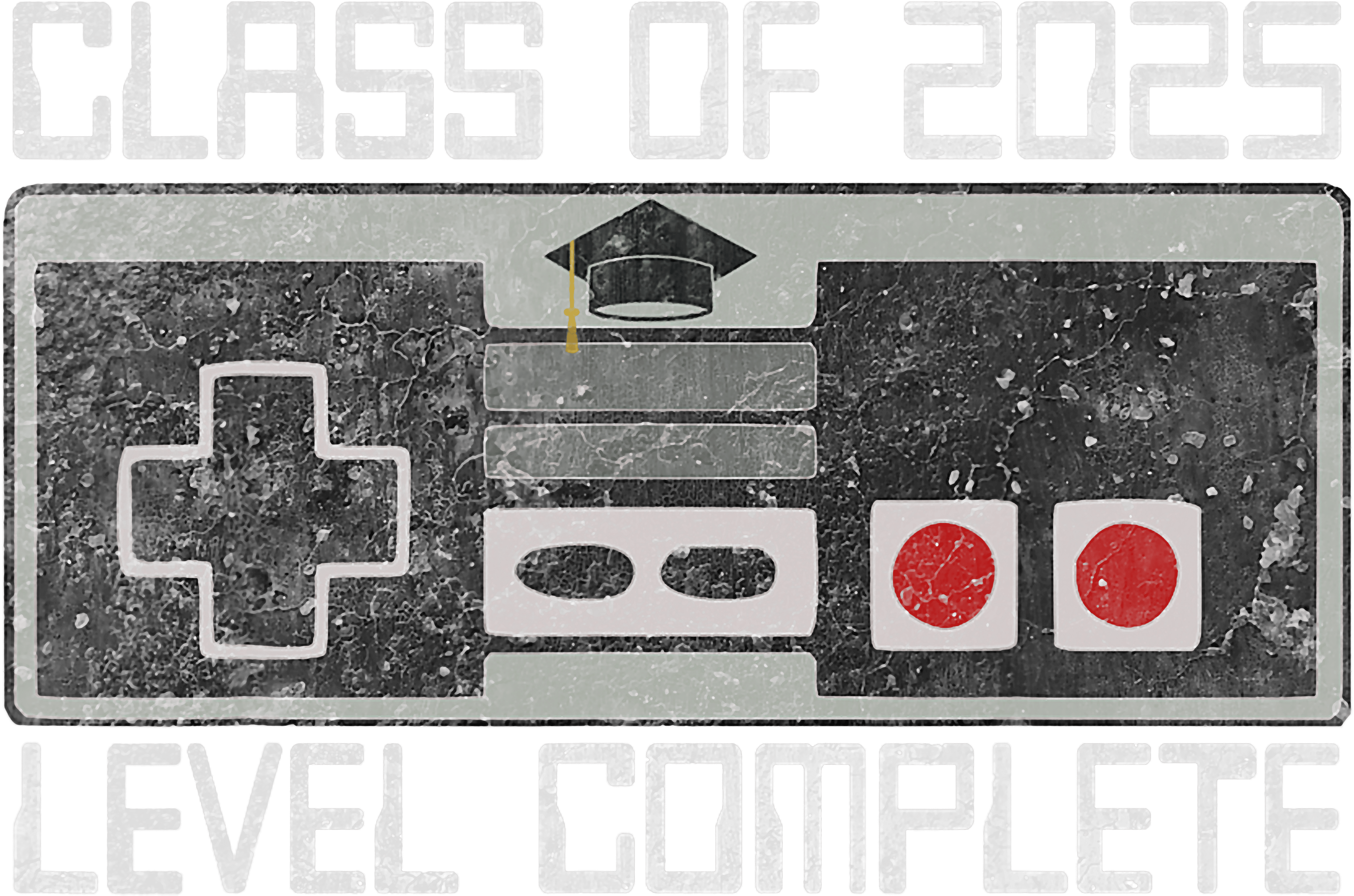 Class Of 2025 Gamer Level Complete DTF Transfer